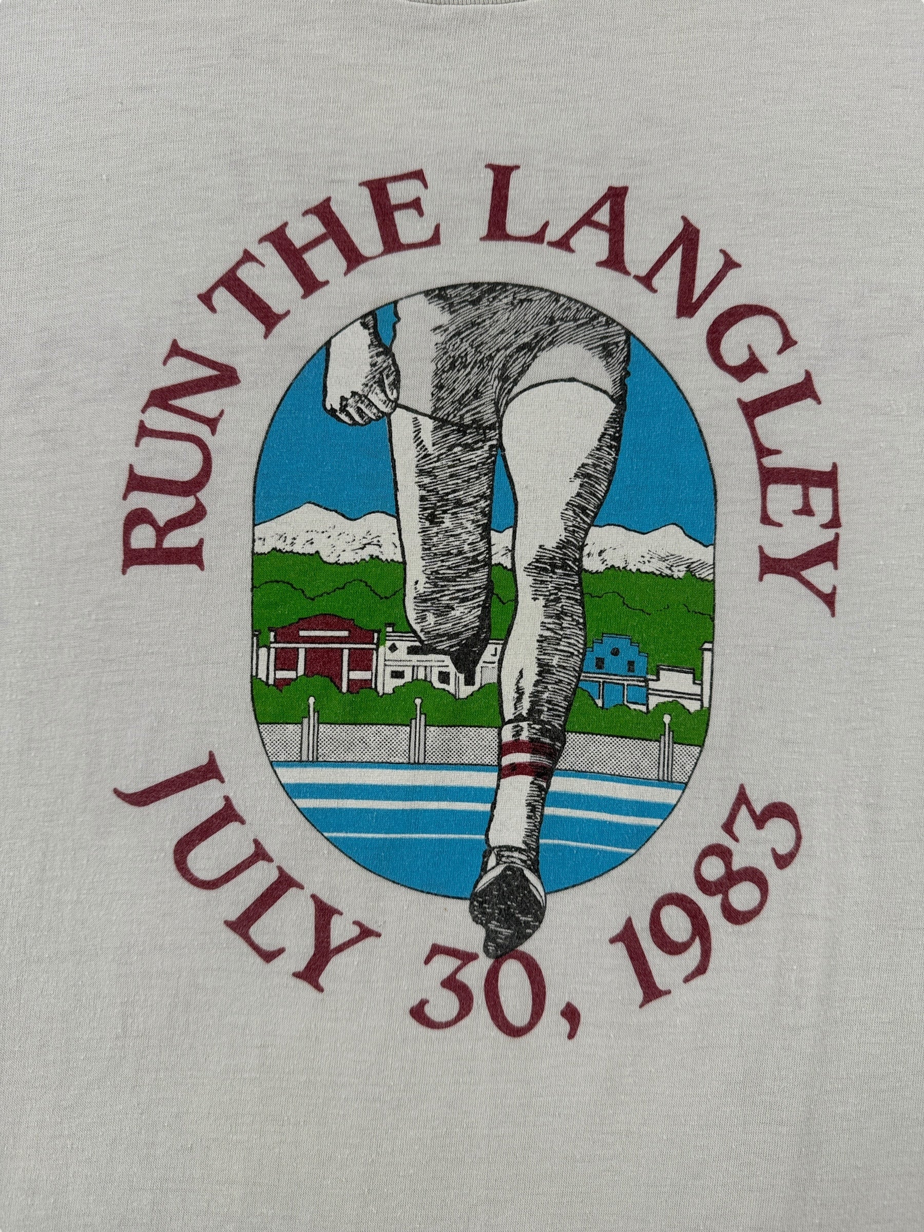Graphic of Vintage Langley Run Tee SZ L