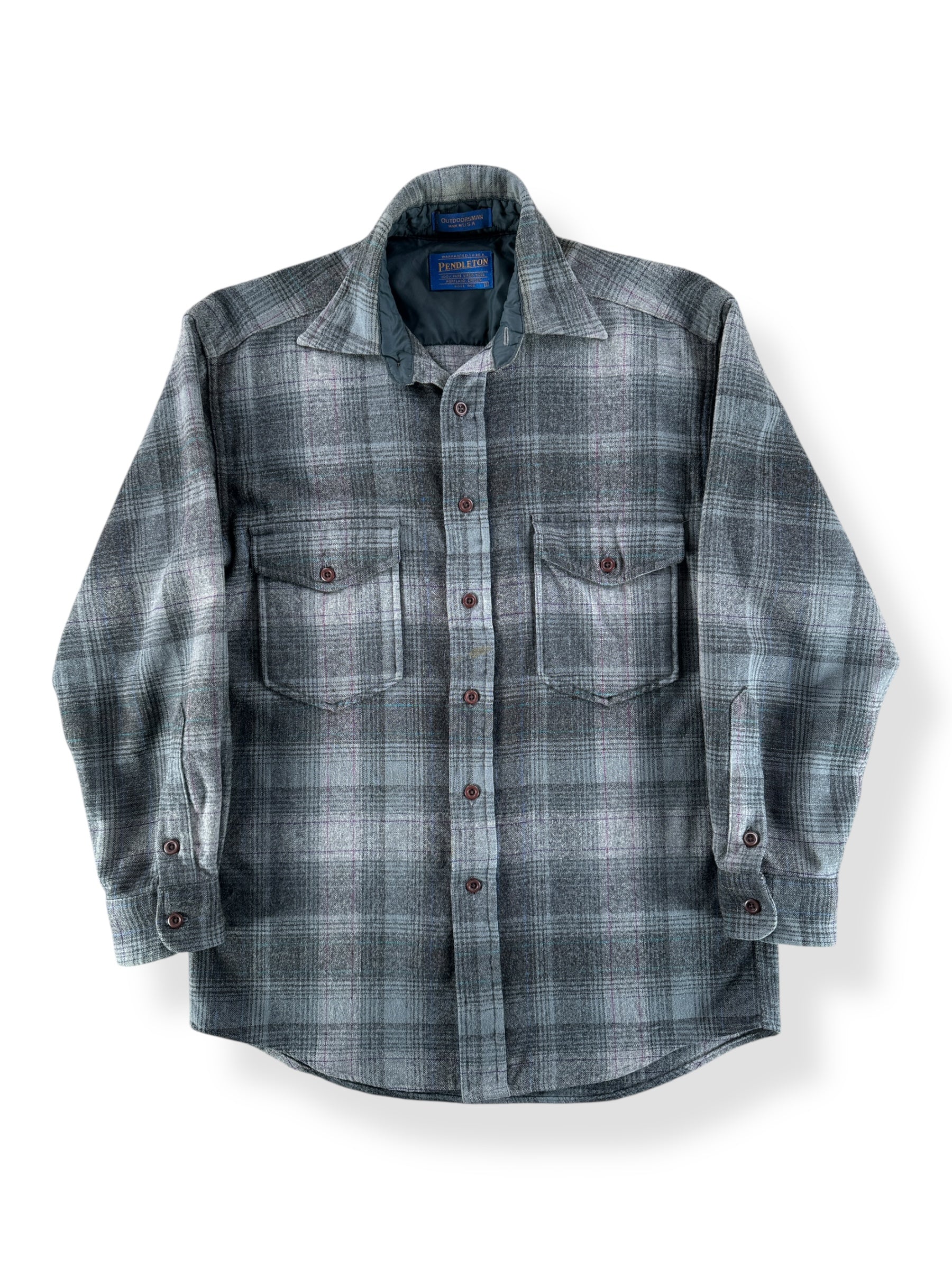 Front of Vintage Pendleton Outdoorsman Flannel SZ S