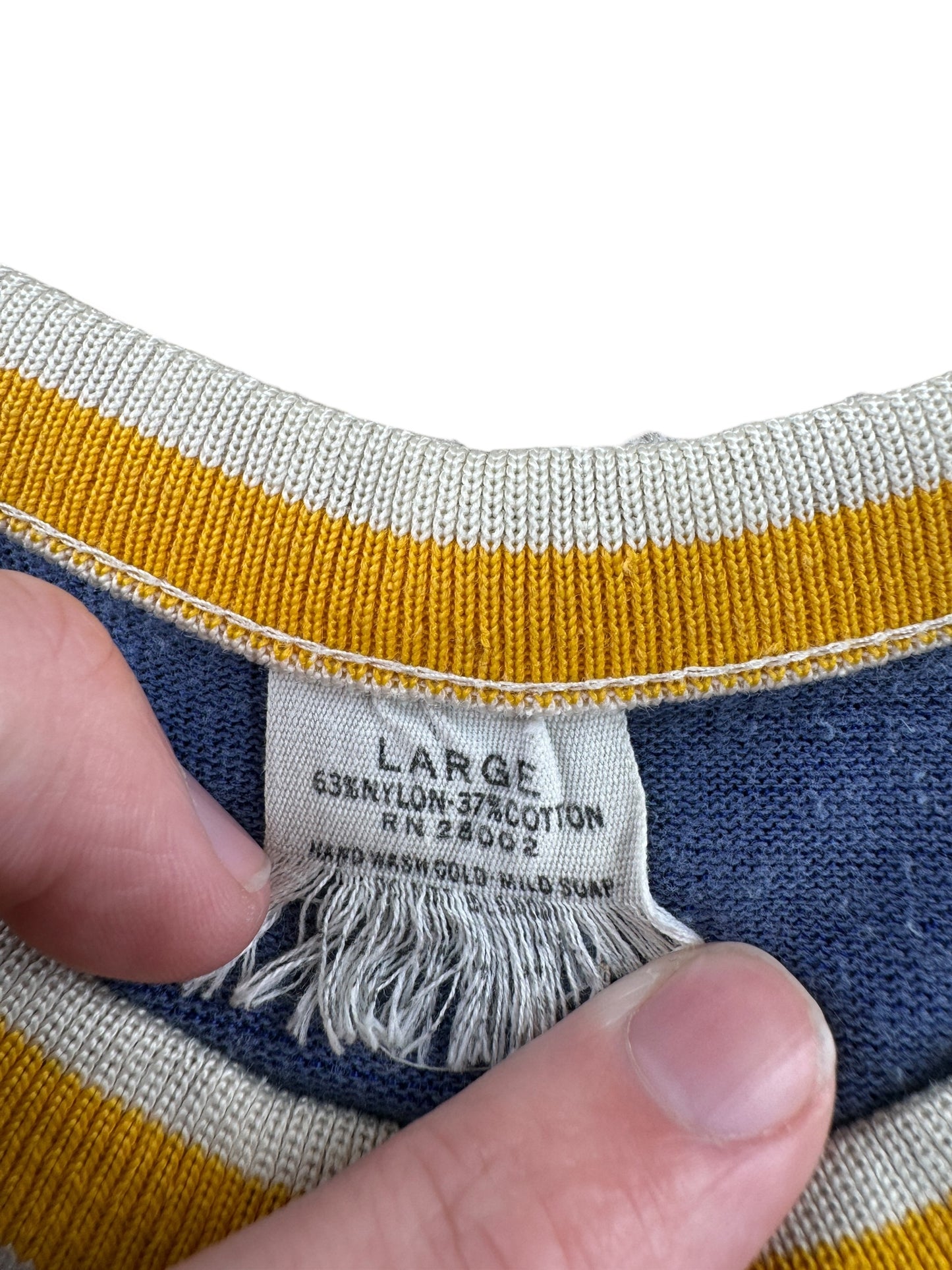 Tag on Vintage Acacia Moto Durene Jersey SZ M