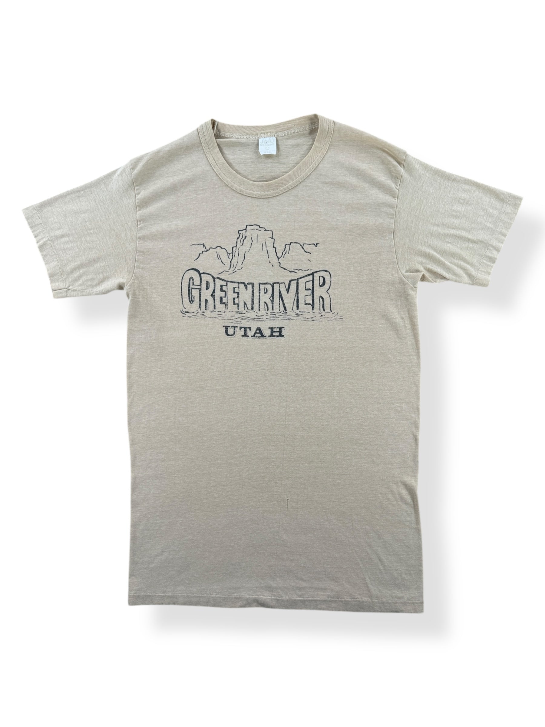 Front of Vintage Green River Utah Tee SZ S