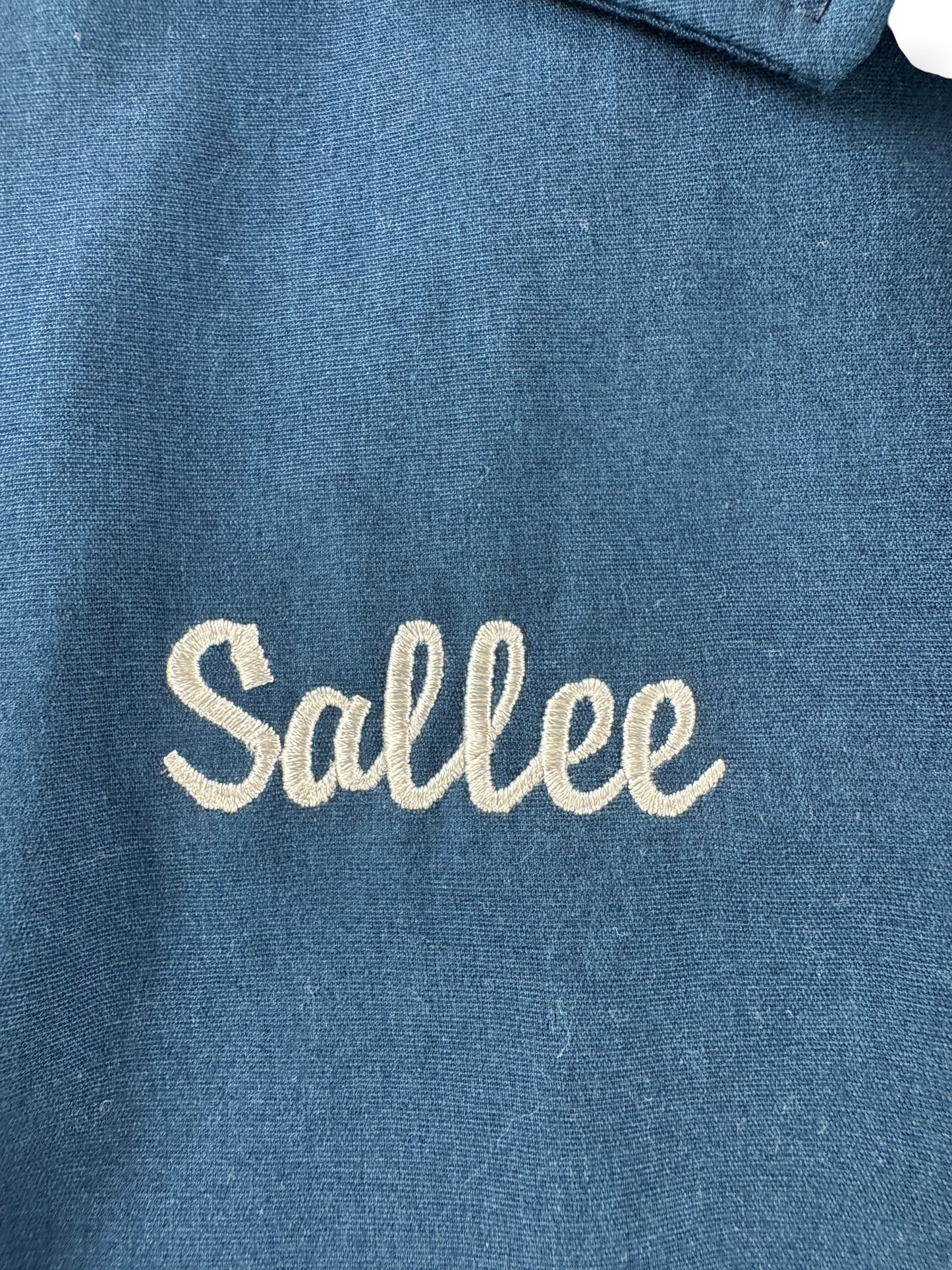 Name on Vintage "Sallee" Windbreaker SZ M
