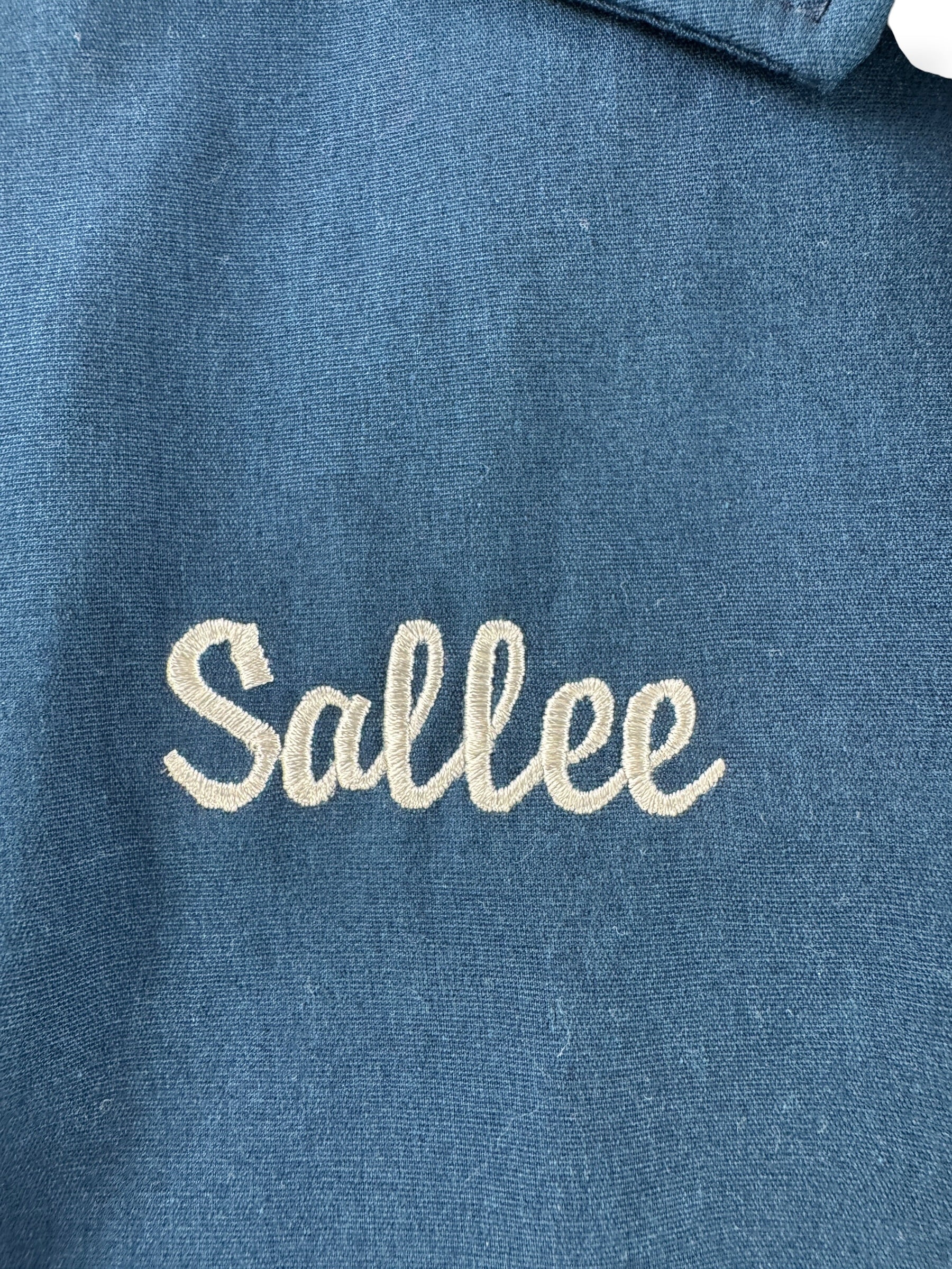 Name on Vintage "Sallee" Windbreaker SZ M