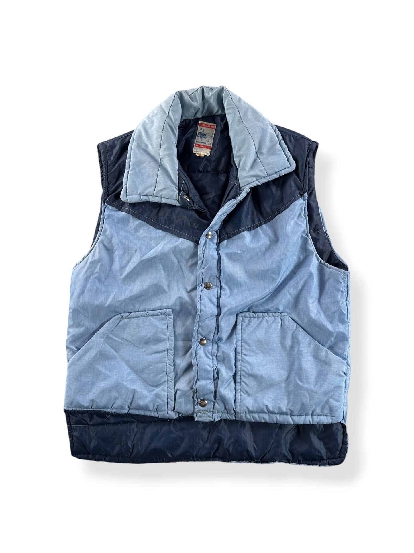 Front of Vintage Frostline Vest SZ M
