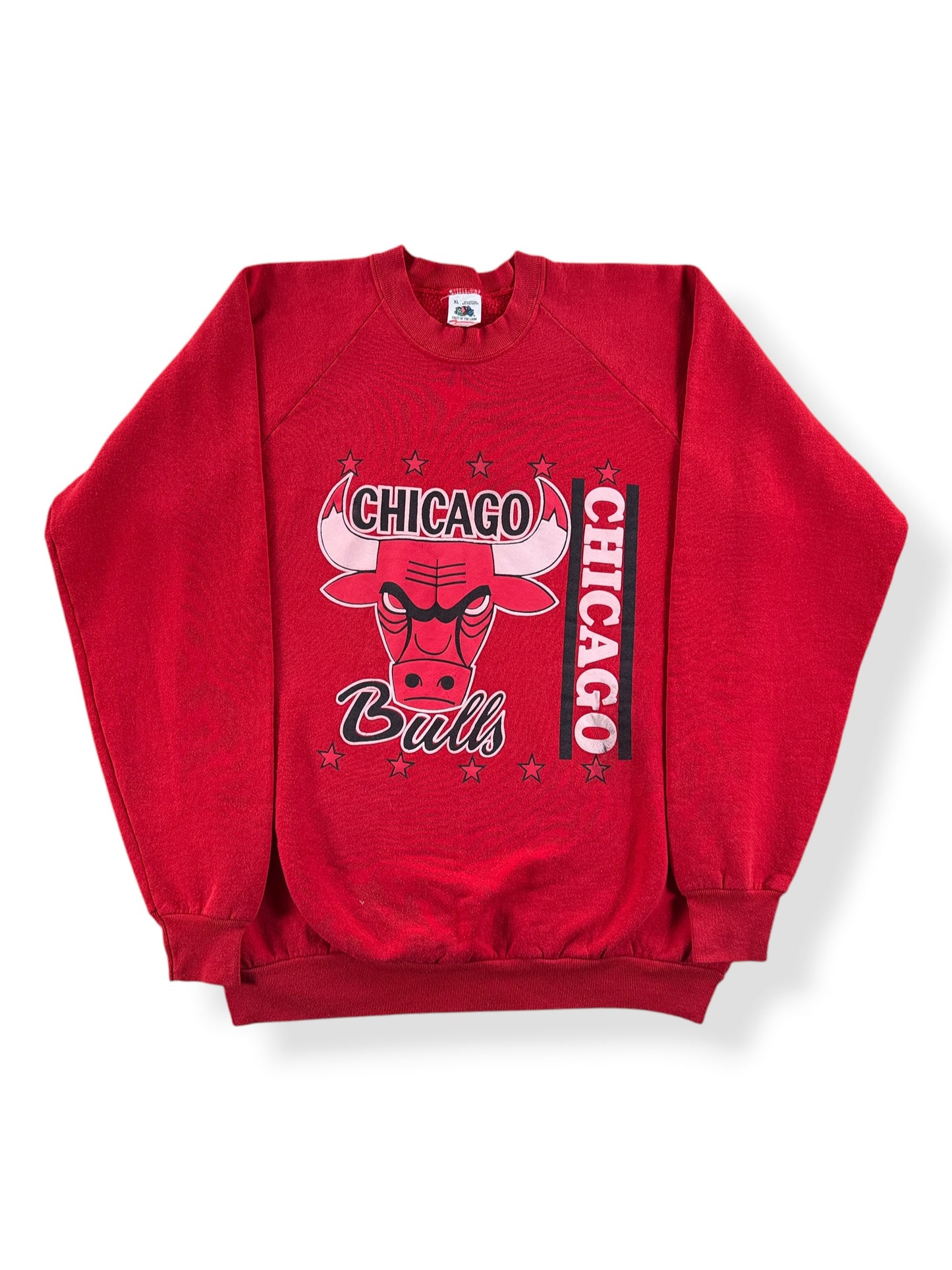 Front of Vintage Chicago Bulls FOTL Crewneck SZ XL (Fits L)
