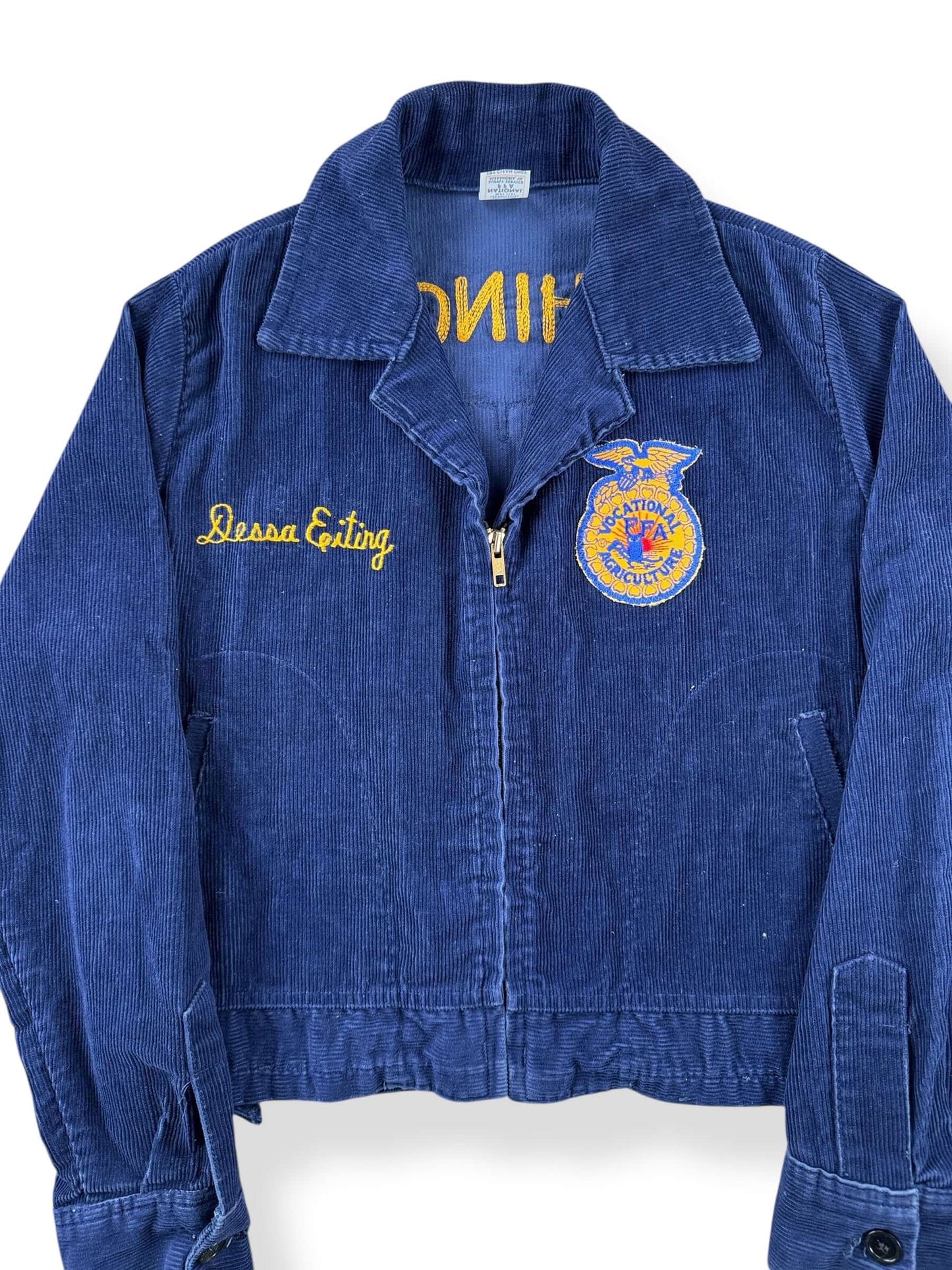 Front of Vintage 80s Washington FFA Jacket SZ 40