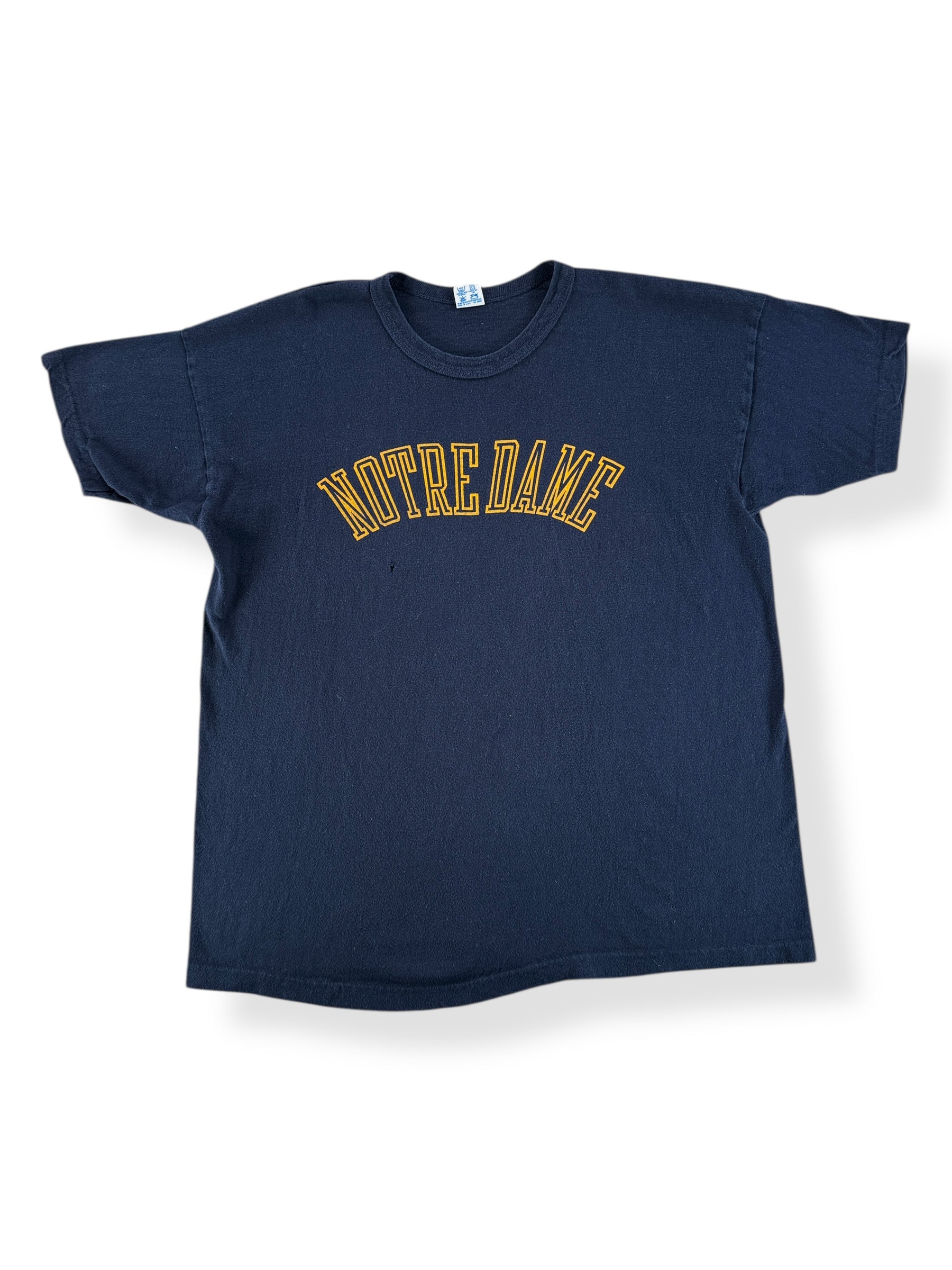 Front of Vintage Champion Notre Dame Tee SZ M