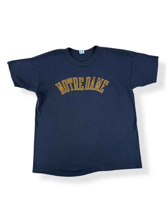 Front of Vintage Champion Notre Dame Tee SZ M