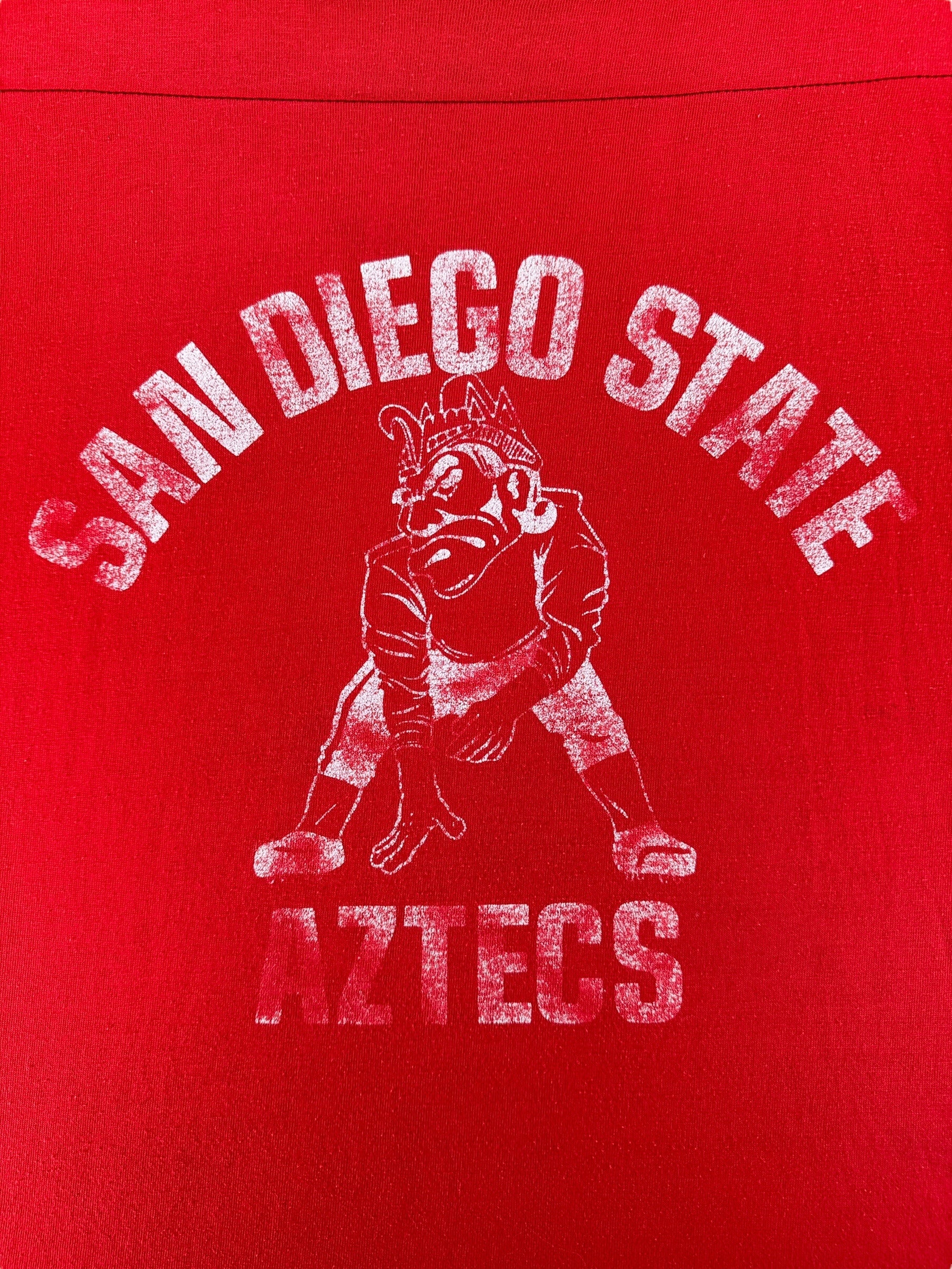 Front Graphic of Vintage San Diego State Aztecs Jersey SZ L