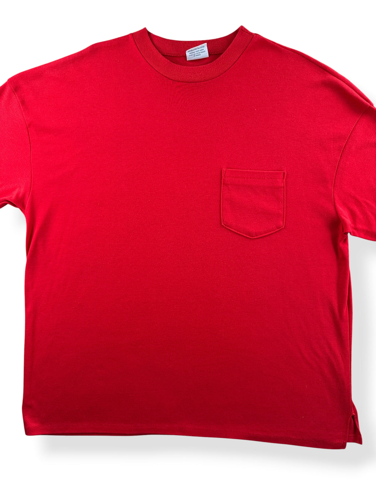 Close-up of Vintage 90’s Reincarnation Research Pocket Tee SZ XXL (Fits XL)