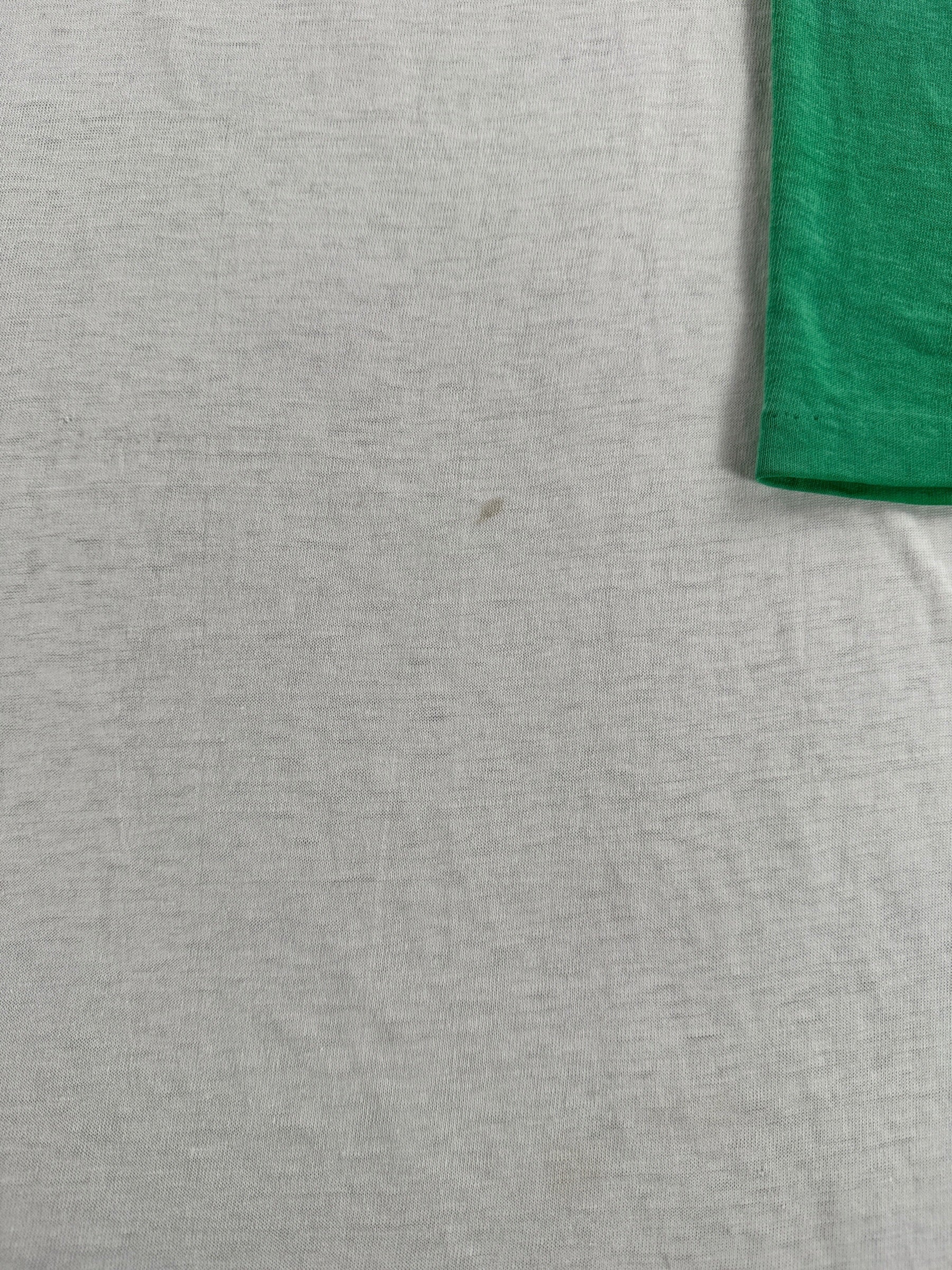 Stain on Vintage Miller High Life Raglan Tee SZ L