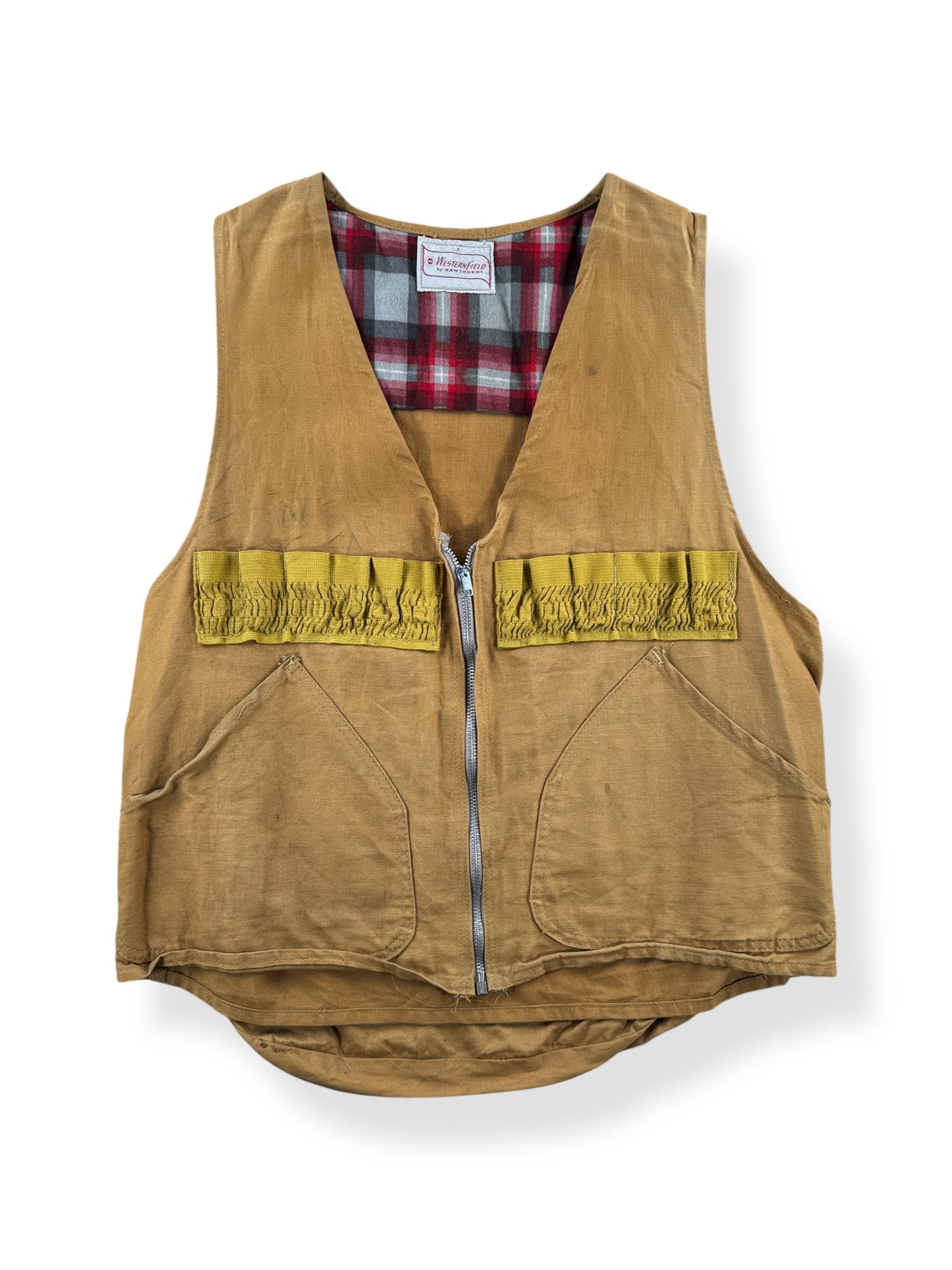 Front of Vintage Western Field Hunting Vest SZ M