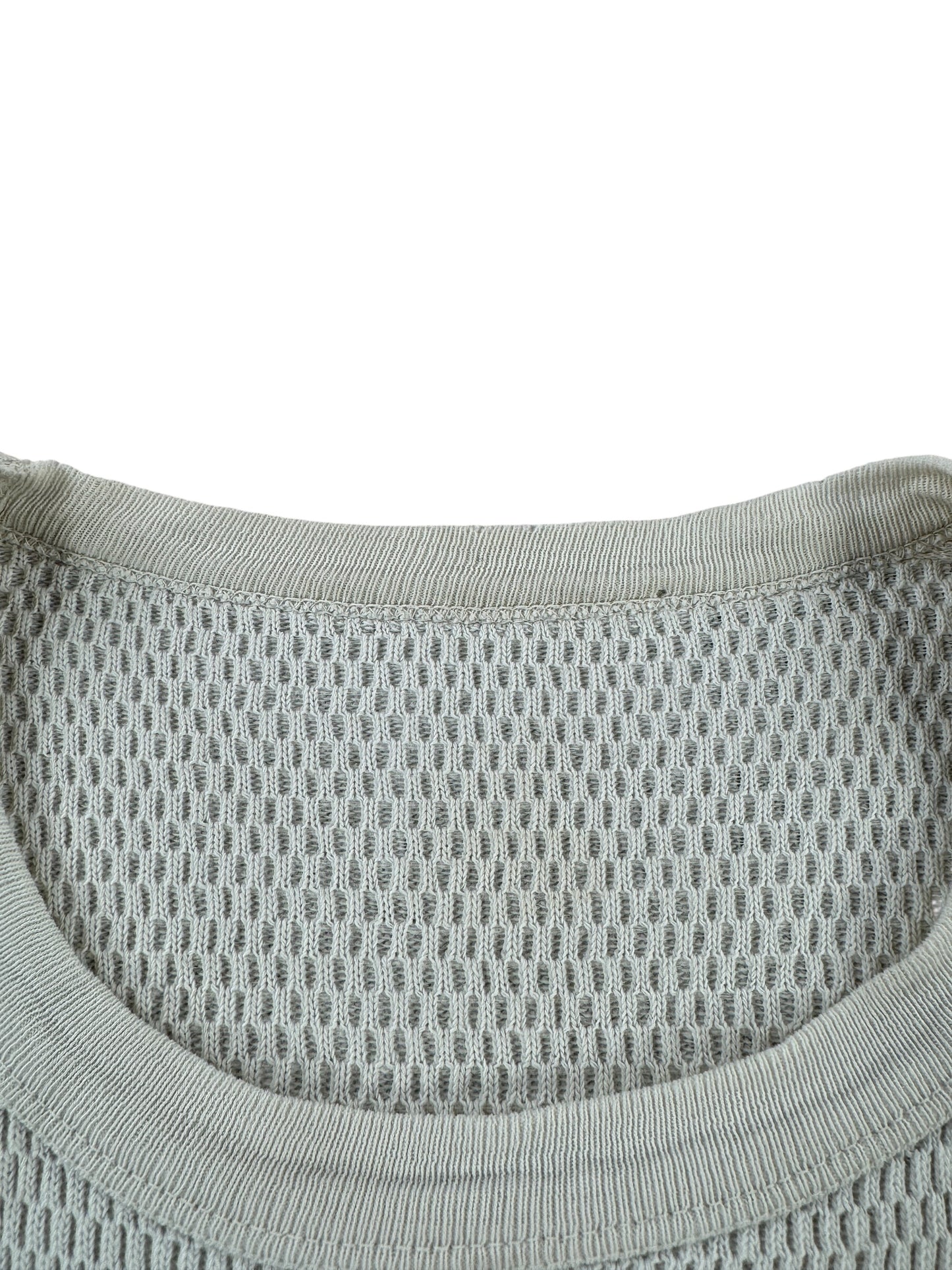 No Tag on Vintage Unbranded Thermal Waffle Top SZ S