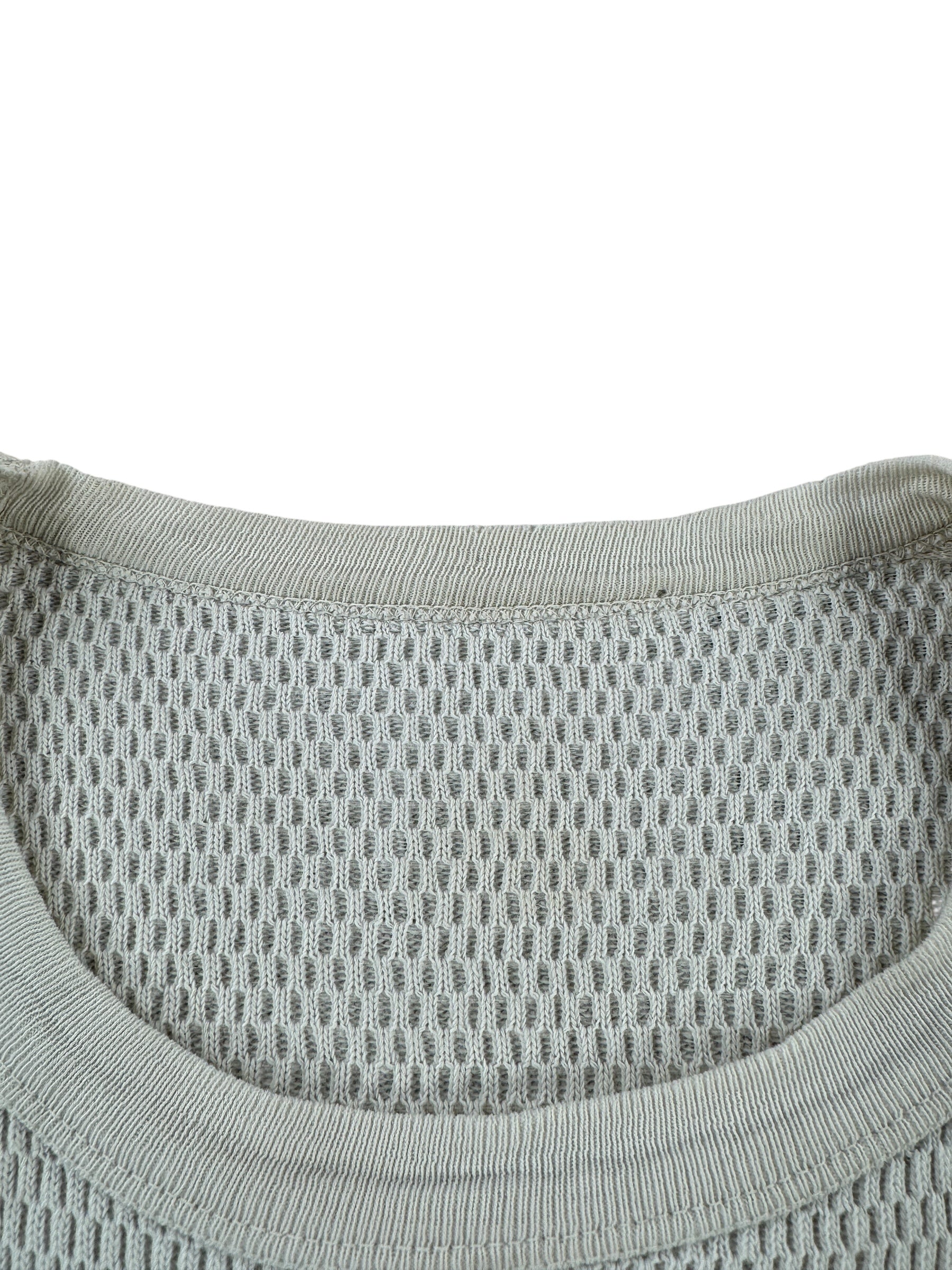 No Tag on Vintage Unbranded Thermal Waffle Top SZ S