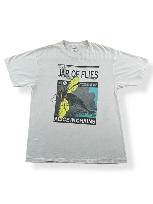Front of Vintage 1994 Alice In Chains Jar of Flies Tee SZ XL