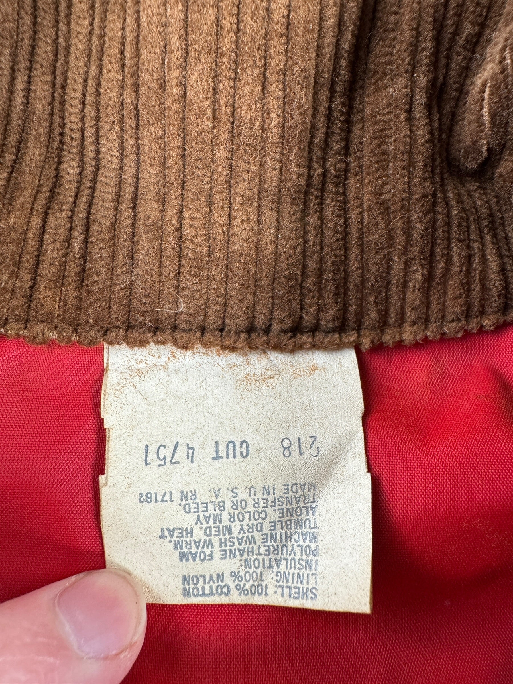 Tag on Vintage Blizzard Pruf Work Jacket SZ M