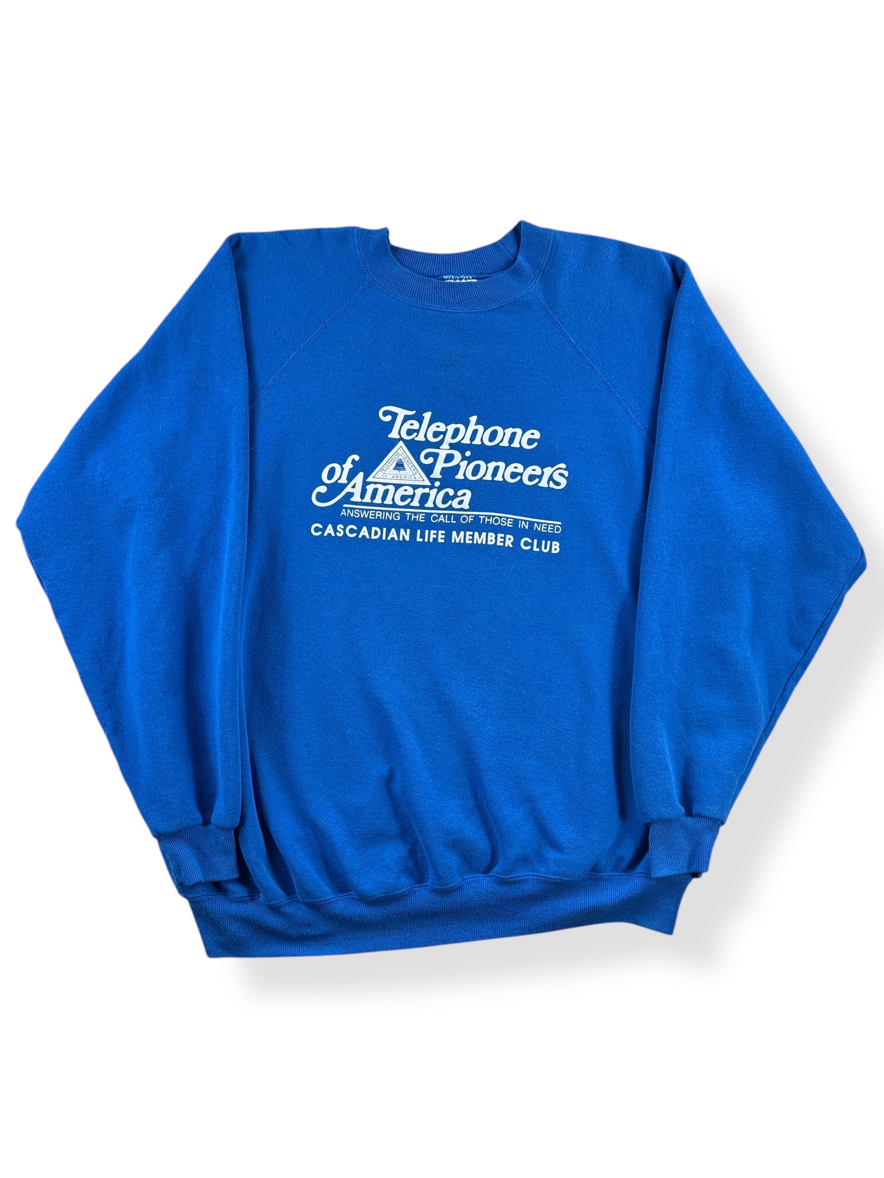 Front of Vintage Telephone Pioneers Crewneck SZ XXL (Fits XL)