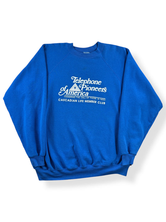 Front of Vintage Telephone Pioneers Crewneck SZ XXL (Fits XL)