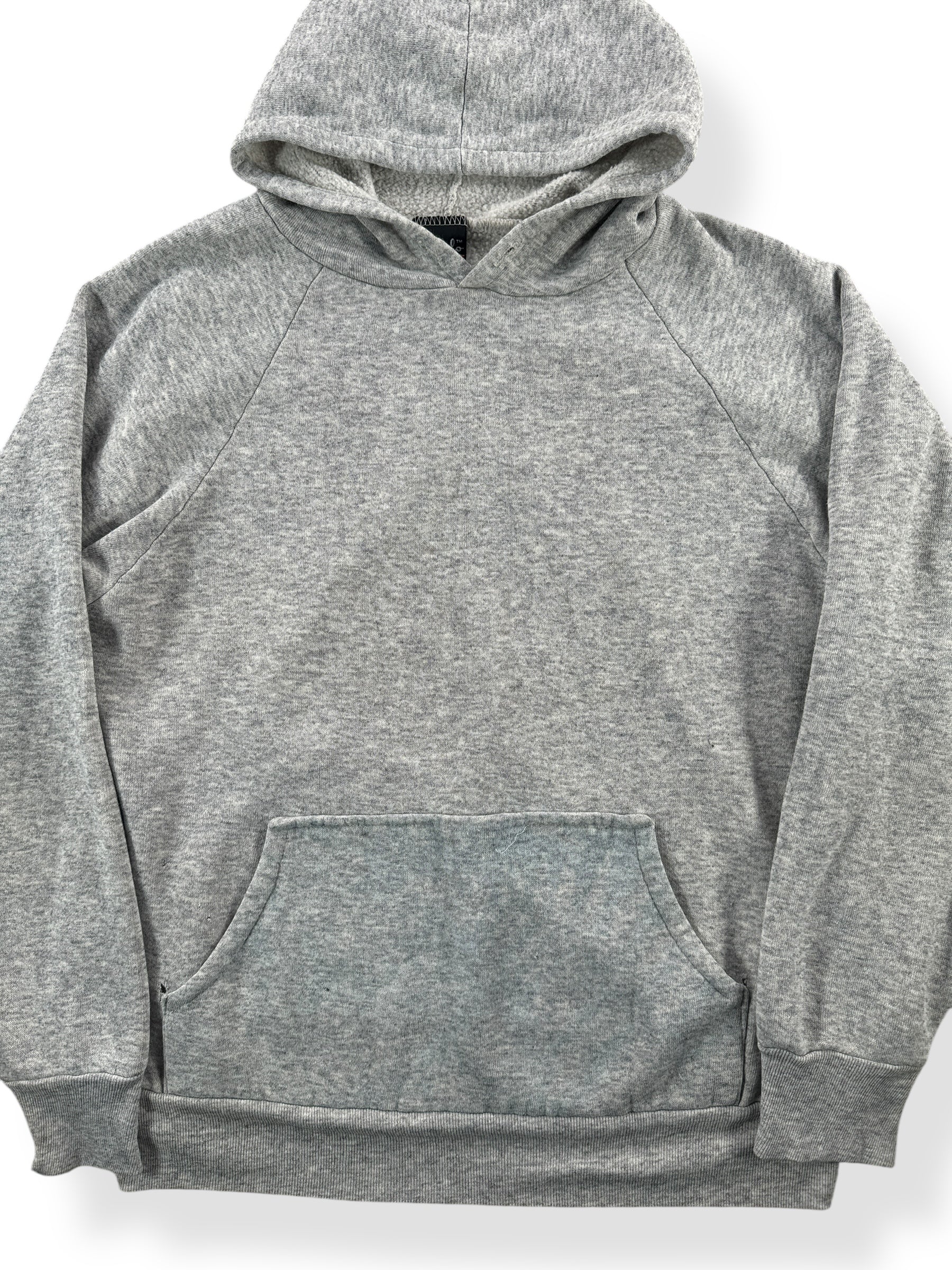Front Close Up of Vintage Dorado Grey Hoodie SZ M