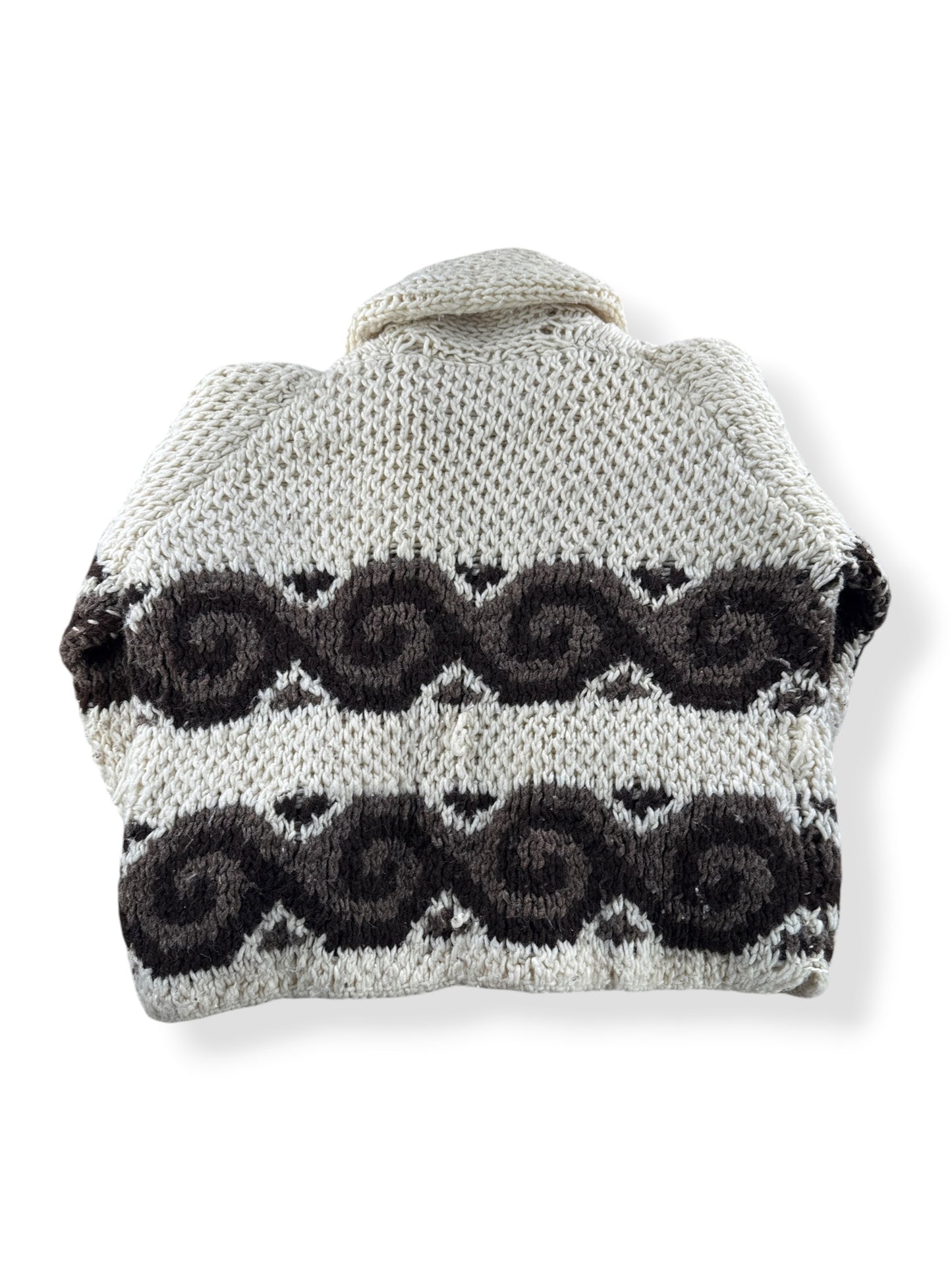 Back of Vintage Knit Sweater SZ XL