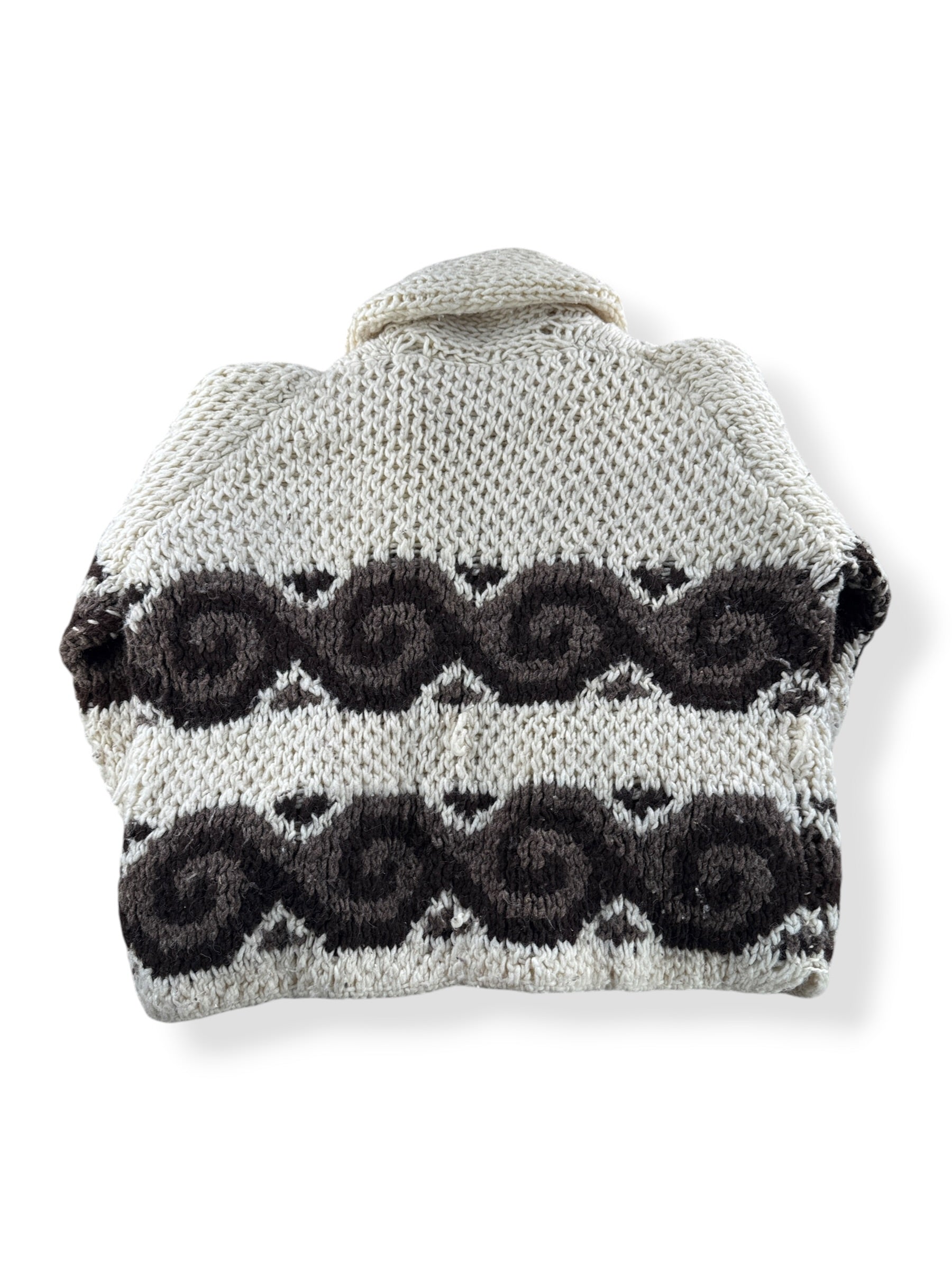 Back of Vintage Knit Sweater SZ XL
