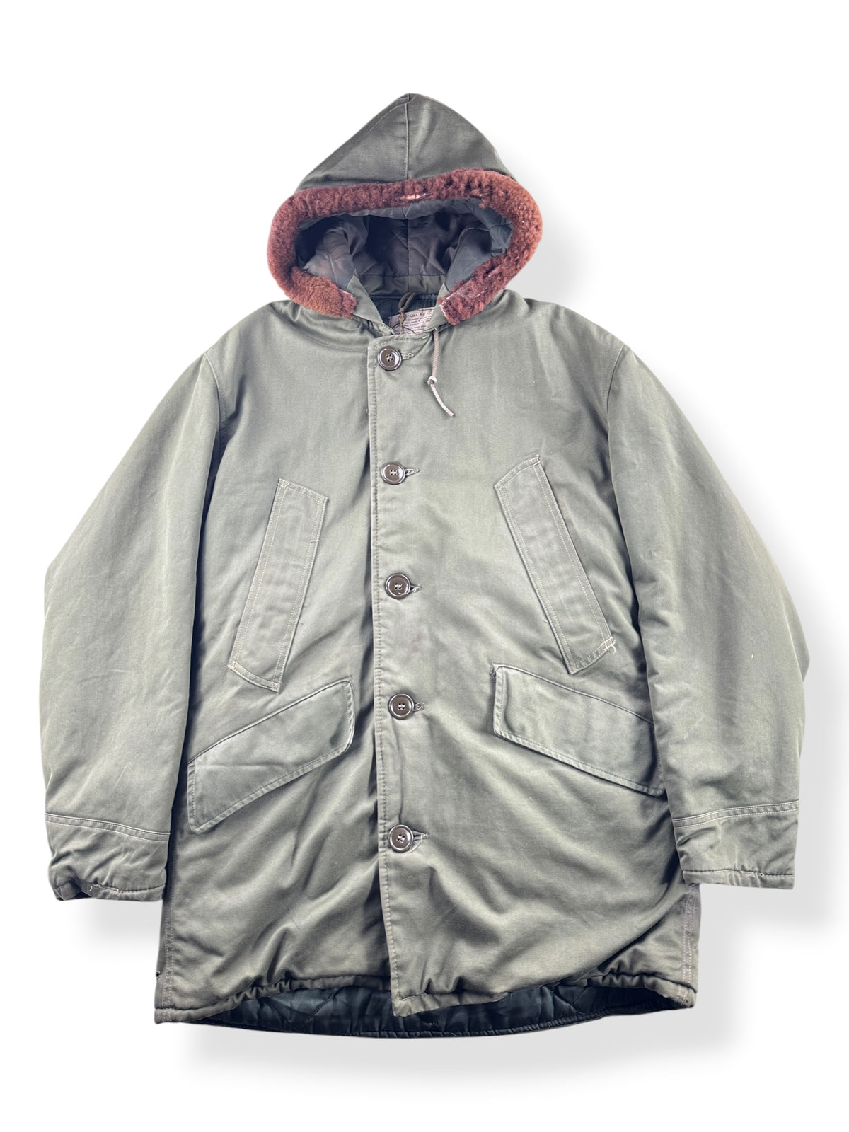 Front of Vintage B-9 Civilian Parka SZ 42