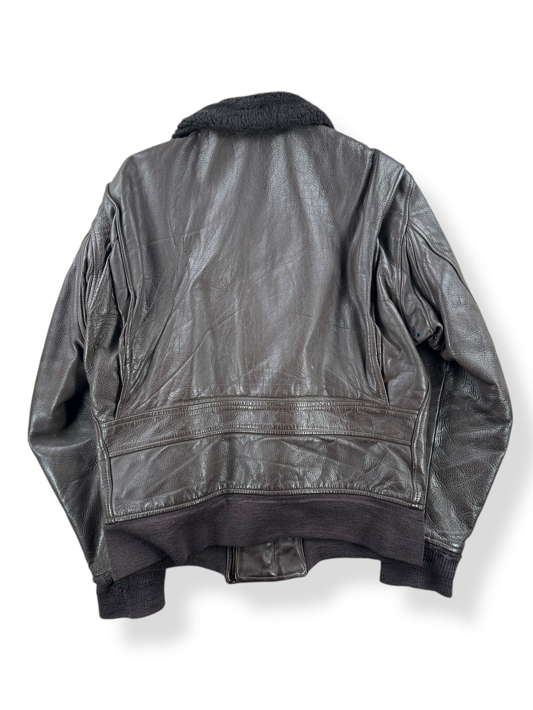 Back of Vintage 1976 Leather G-1 Jacket SZ 40