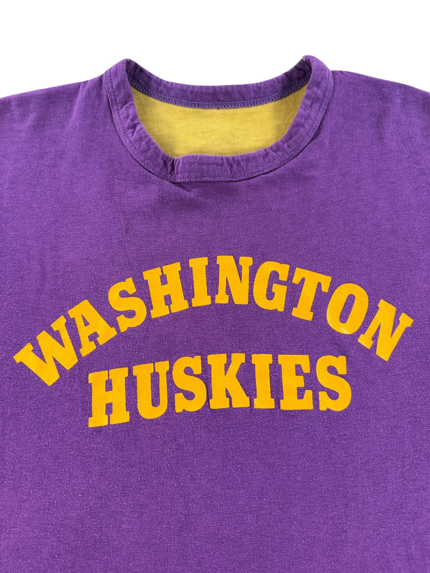 Graphic of Vintage Huskies Double Face Tee SZ XL (Fits L)