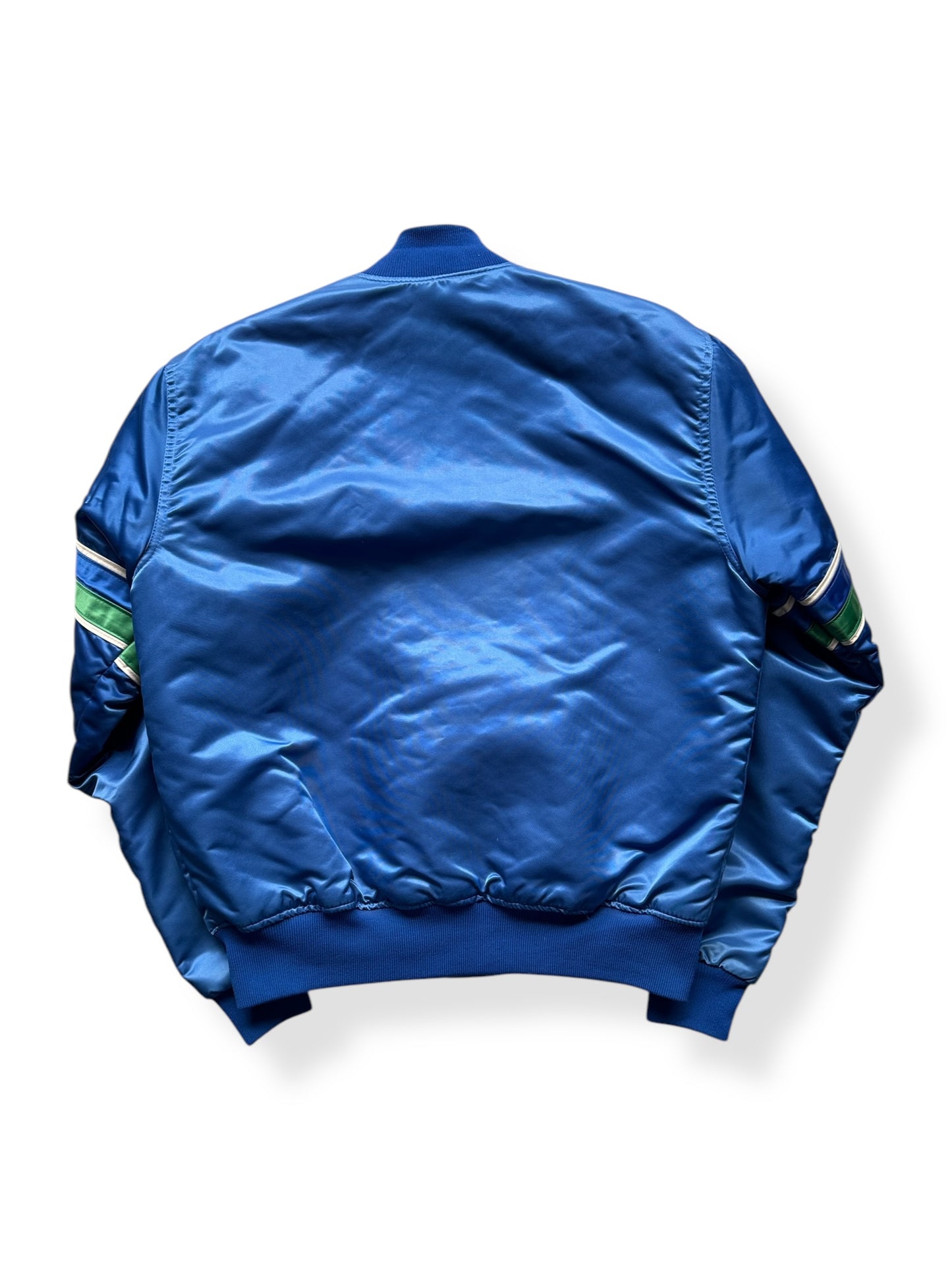 Back of Vintage Seattle Seahawks Starter Jacket SZ L