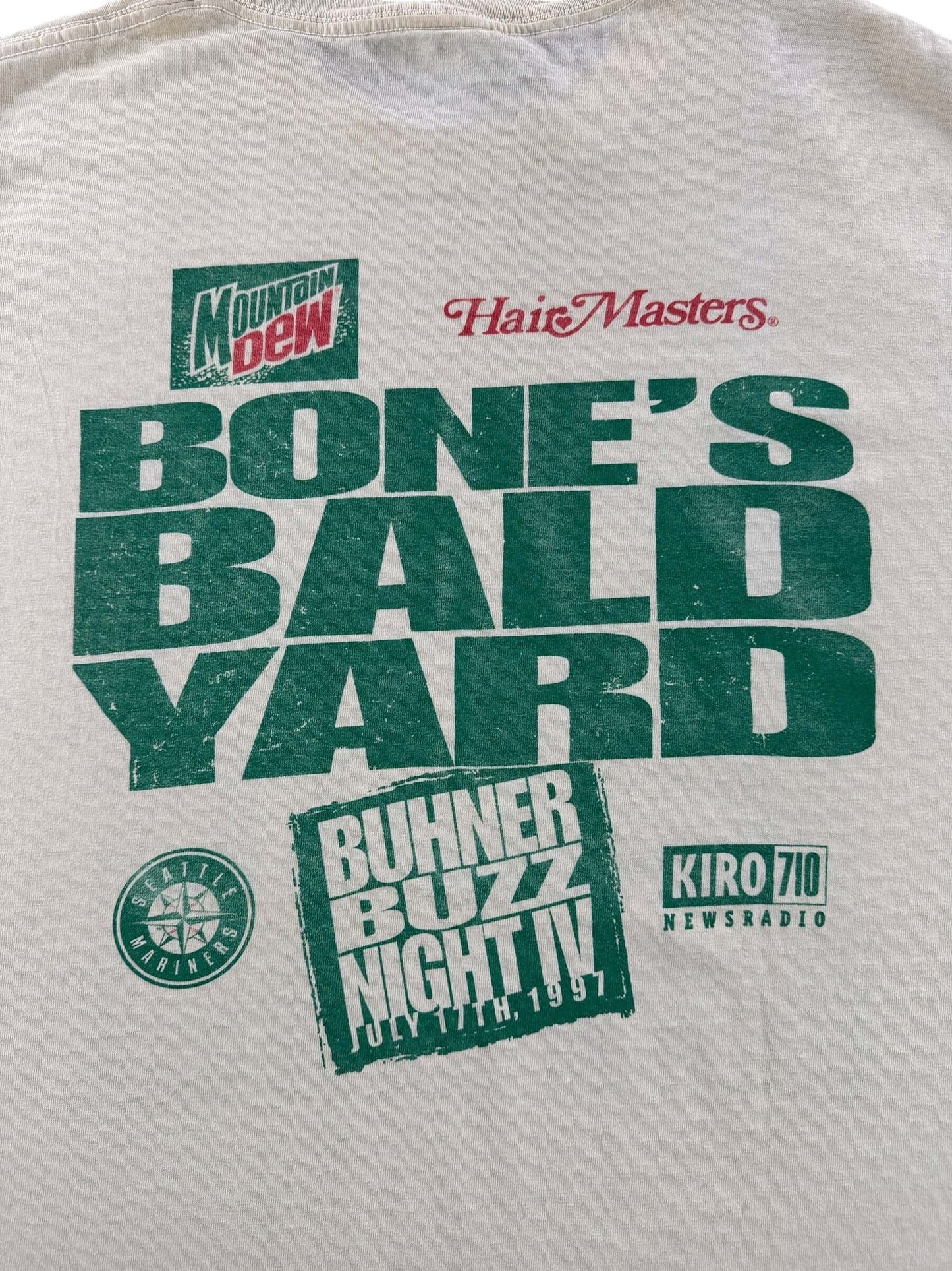 Graphic of Vintage Jay Buhner Tee SZ XL