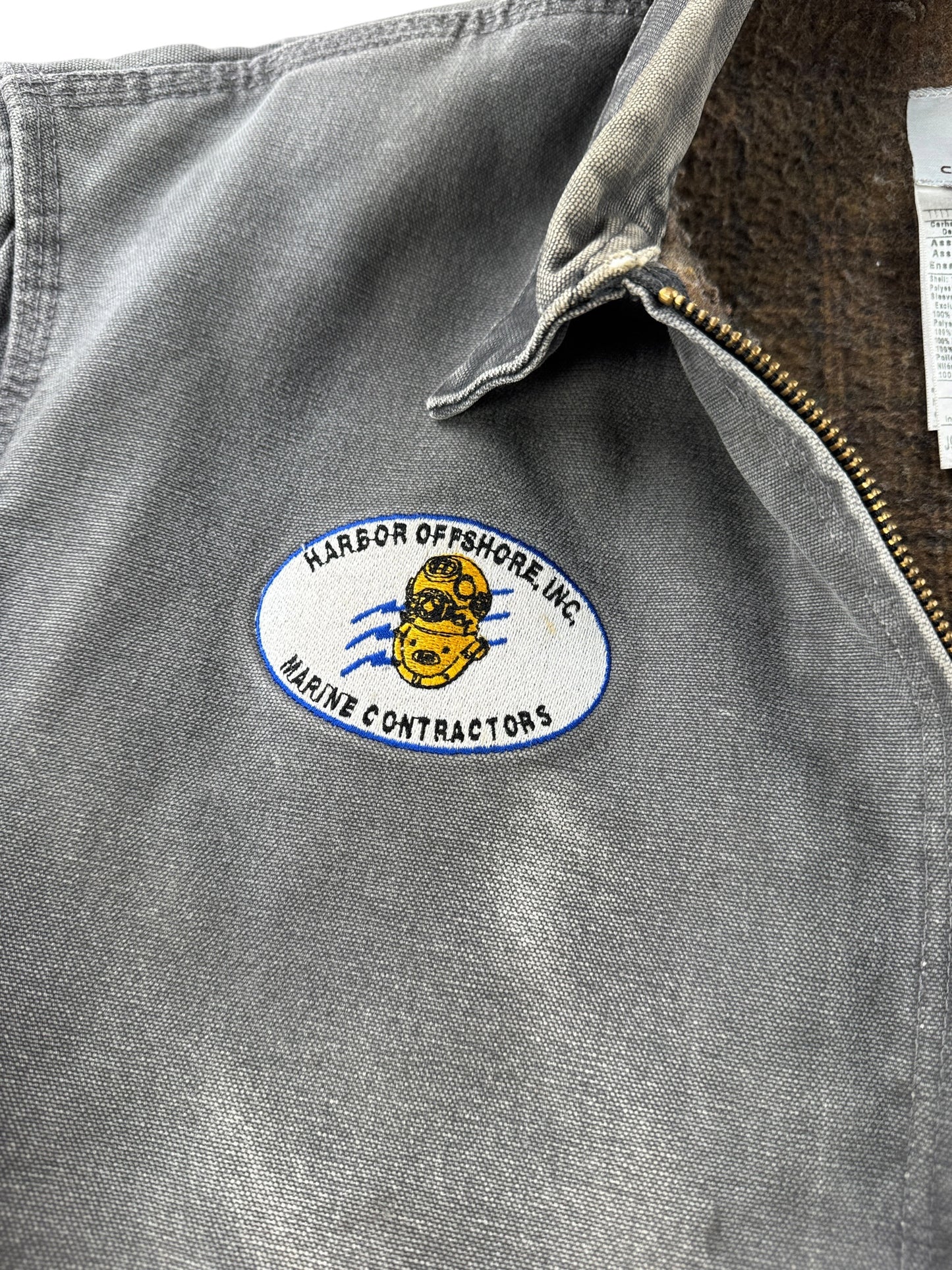 Patch on Carhartt Gravel Detroit Jacket SZ XL
