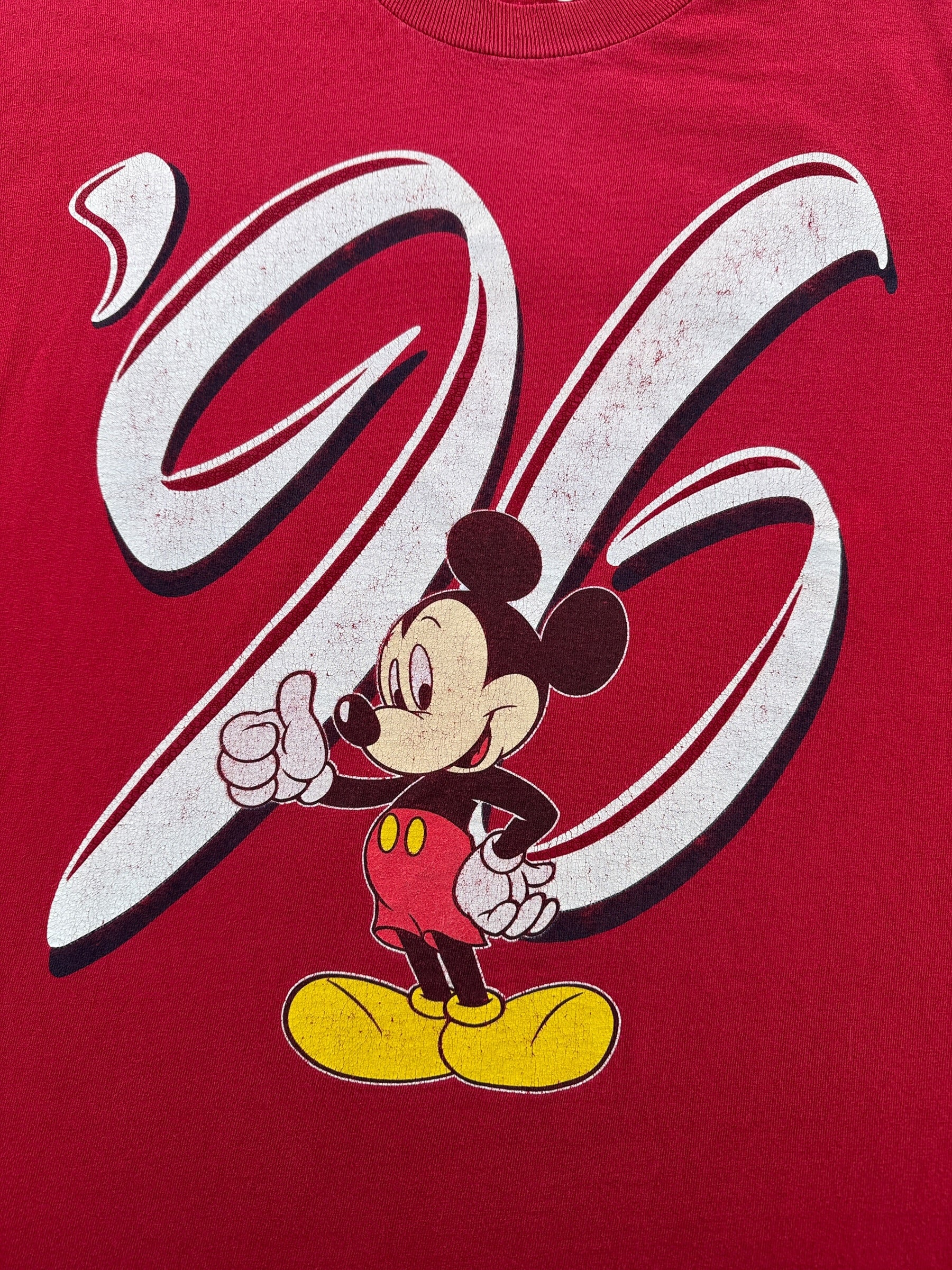 Graphic of Vintage Mickey 96 Disney Tee SZ XL (Fits L)