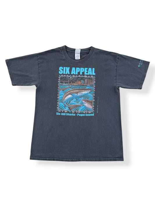 Front of Vintage Six Appeal Ray Troll Tee SZ L