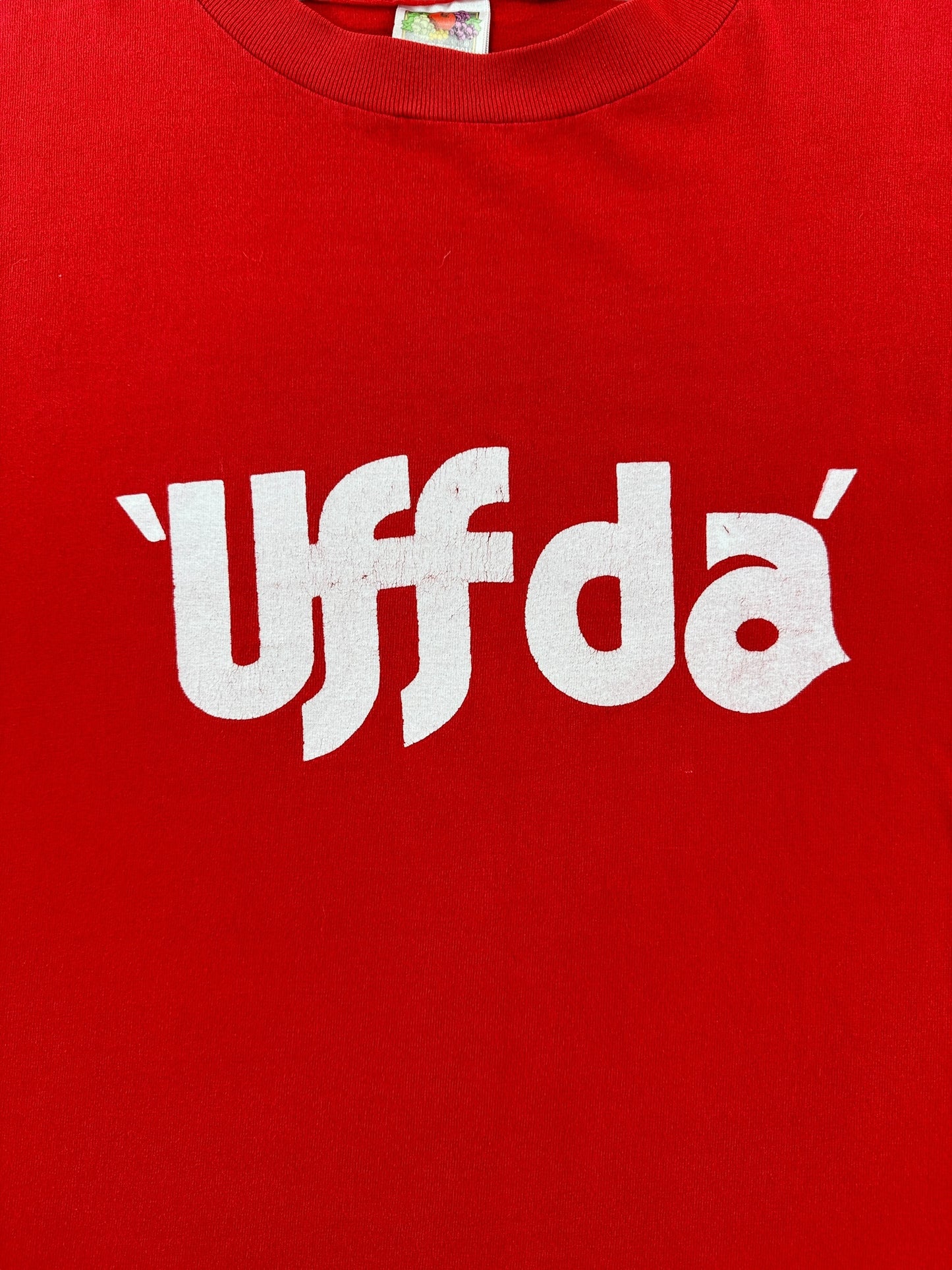 Graphic of Vintage Uffda! Tee SZ XL