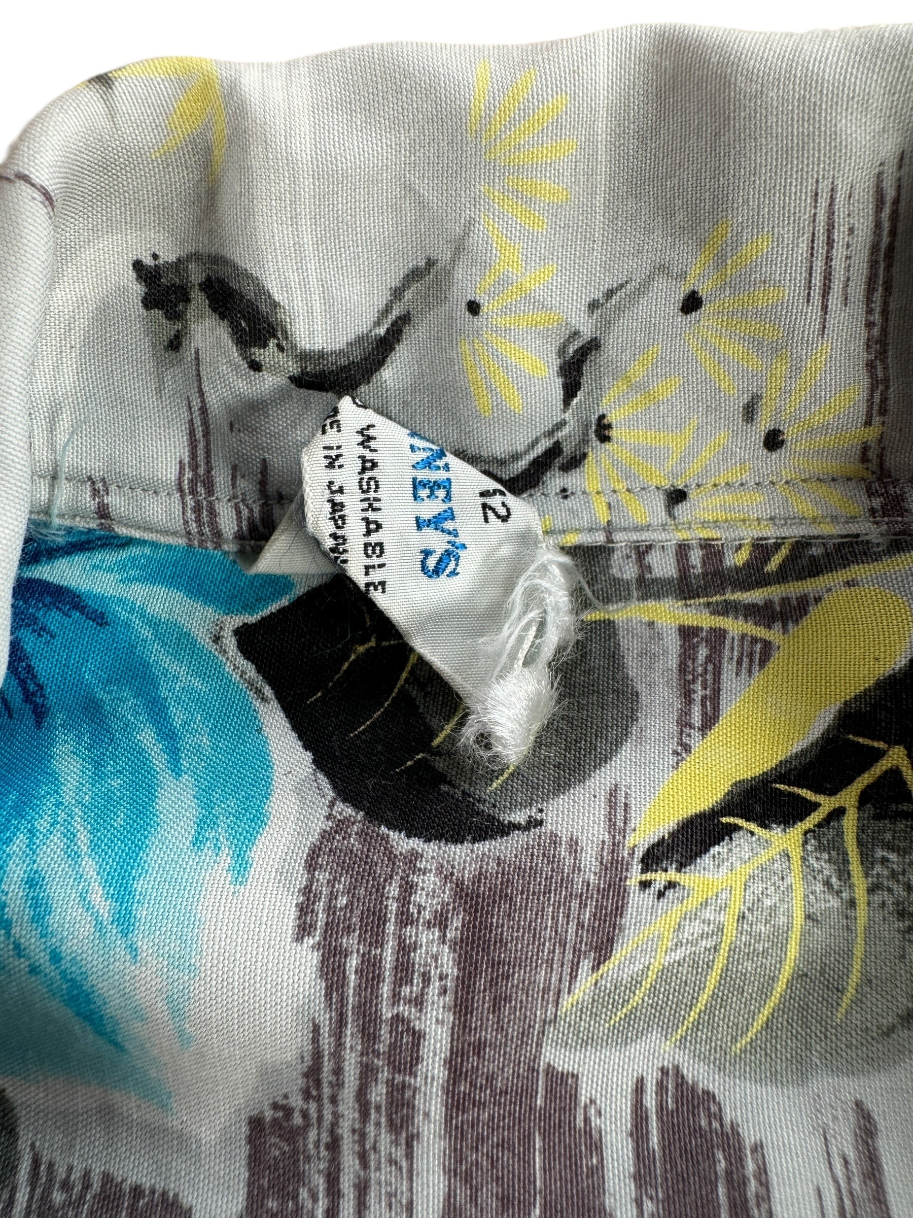 Damaged Tag on Vintage Penney's Ladies Aloha Top SZ 12