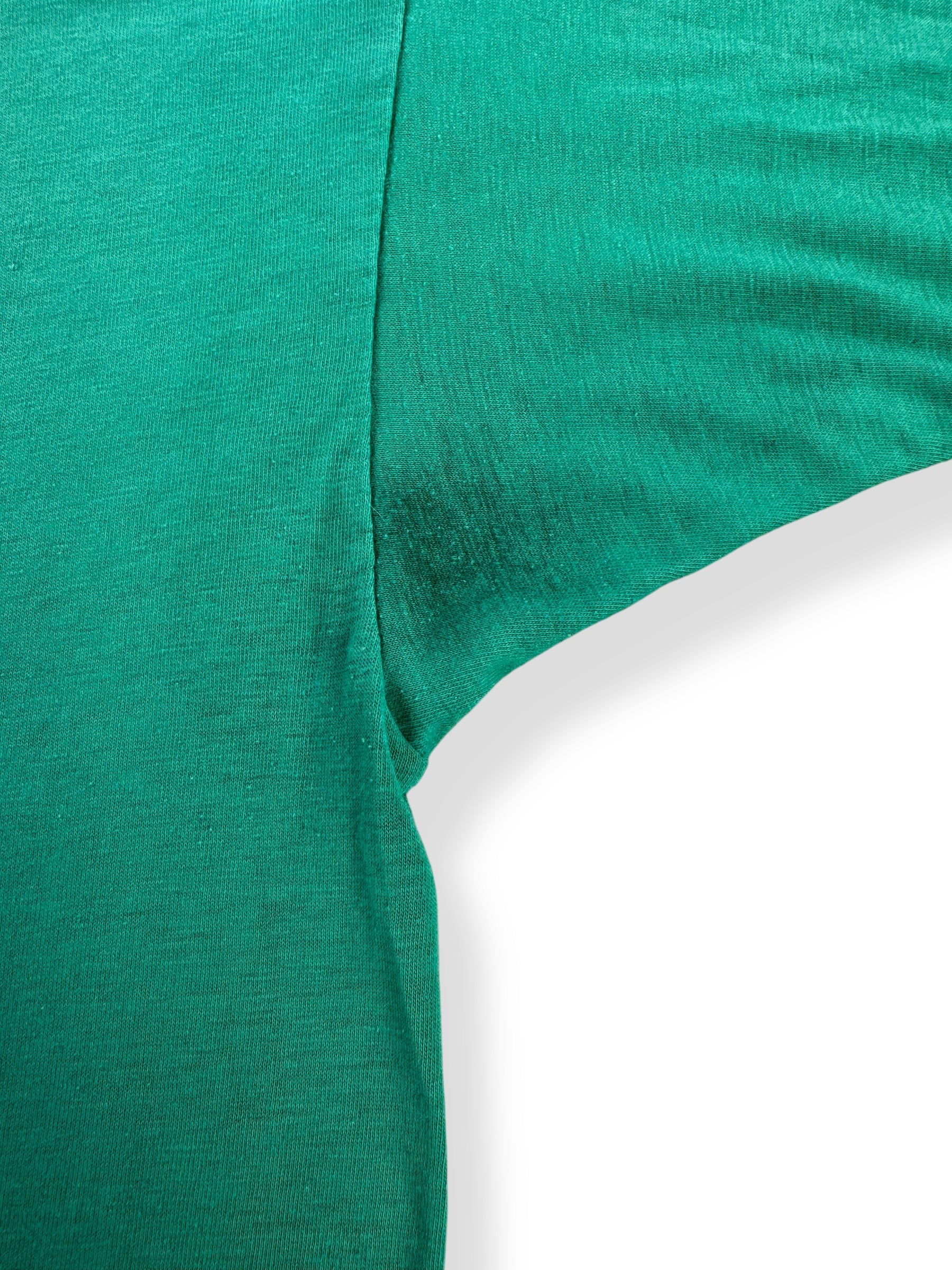 Pits on Vintage 80s P*rn Tee SZ L (Fits S)