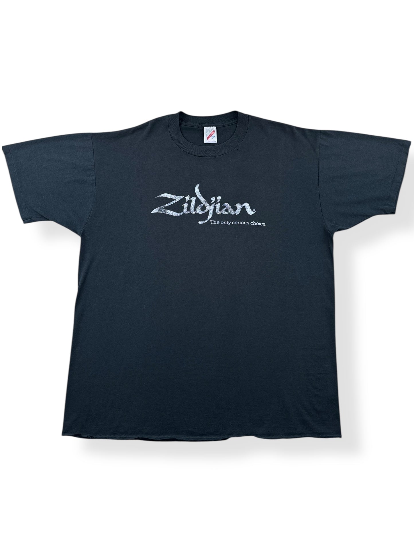 Front of Vintage Zildjian Cymbals Tee SZ XL