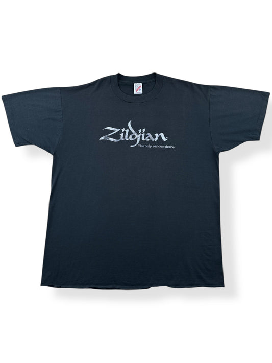 Front of Vintage Zildjian Cymbals Tee SZ XL
