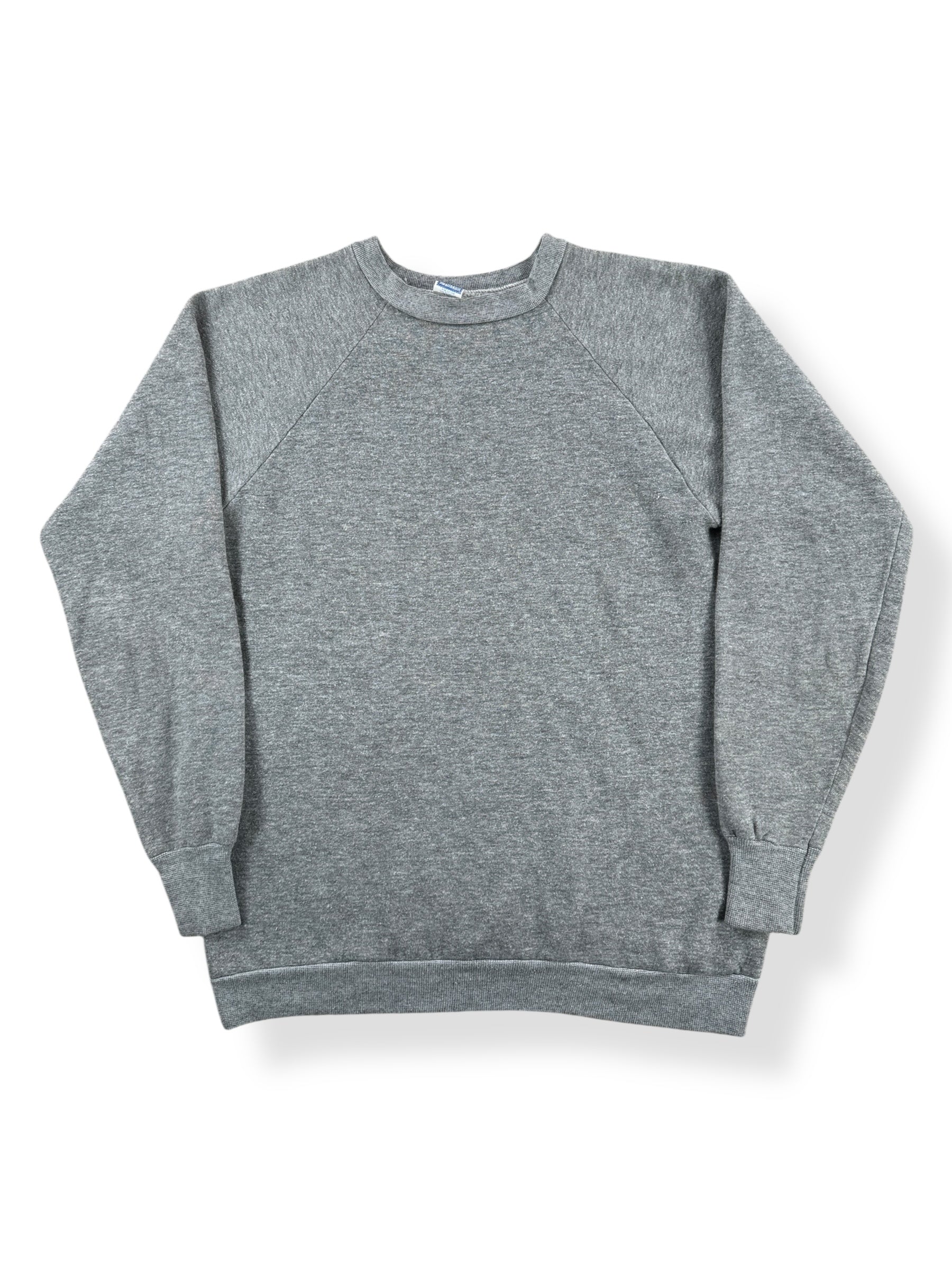 Front of Vintage Healthknit Heather Grey Crewneck SZ S