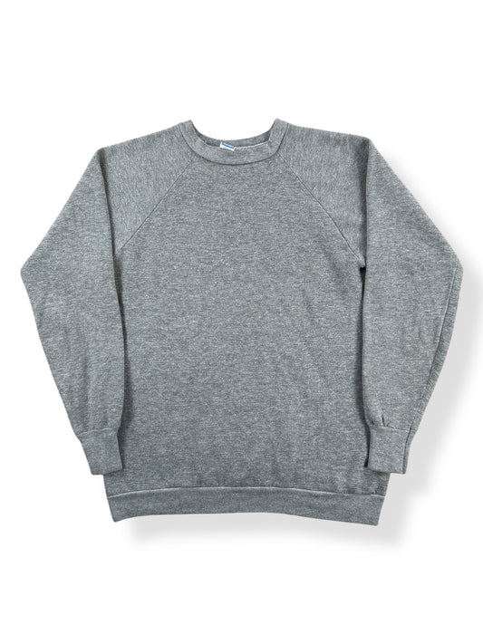 Front of Vintage Healthknit Heather Grey Crewneck SZ S