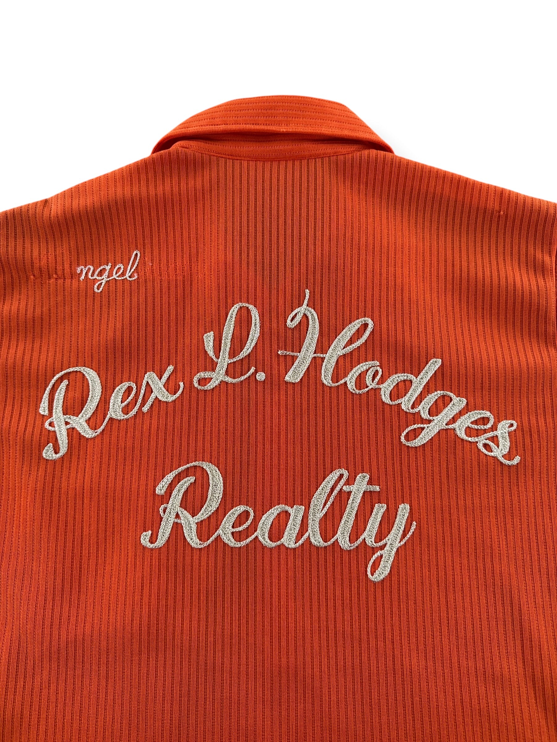 Back Design on Vintage Chain Stitch King Louie Bowling Shirt SZ M