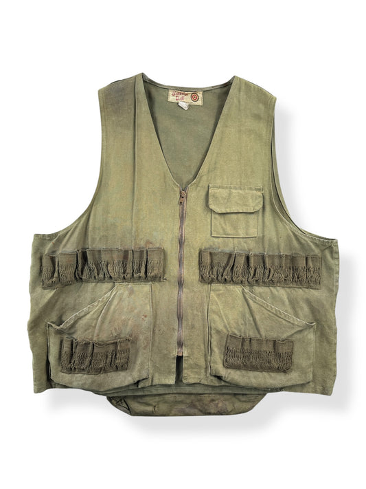 Front of Vintage Bullseye Bill Vest SZ L