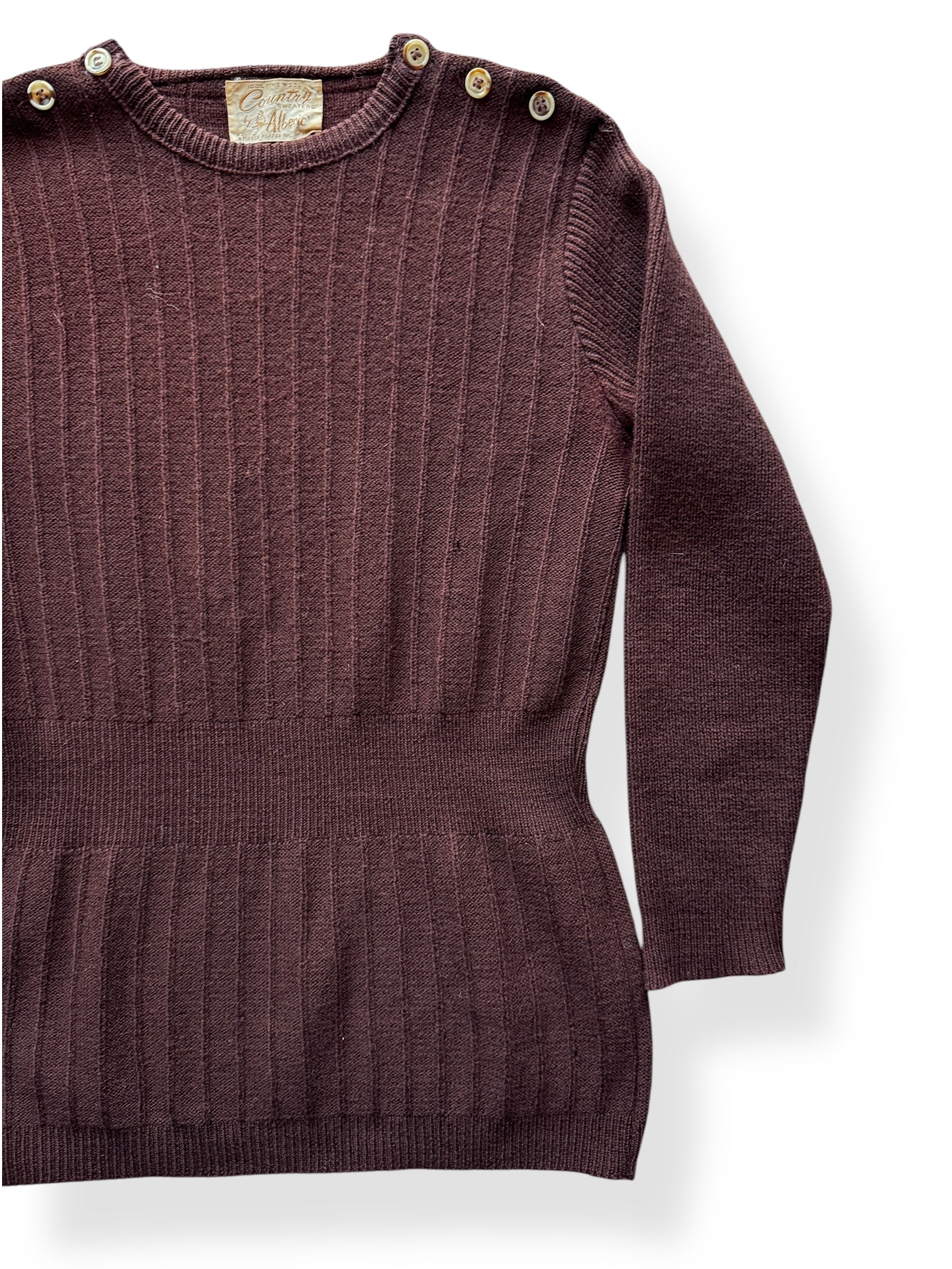 Front Left of Vintage Alberic Country Sweater SZ M