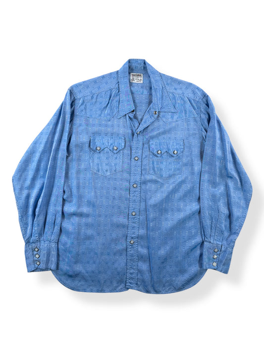 Front of Vintage Cowboy Joe Las Vegas Pearl Snap SZ L