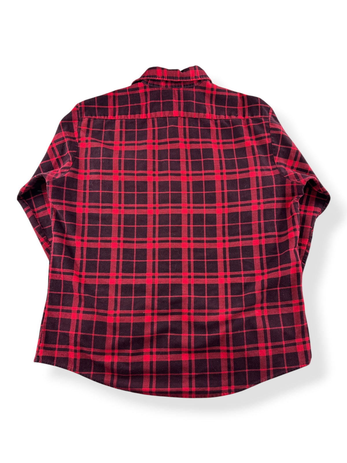 Back of Vintage 70's Fieldmaster Printed Cotton Flannel Shirt SZ L