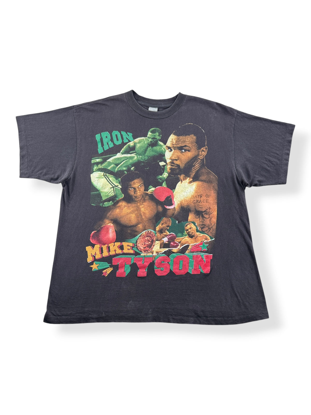 Front of Vintage Mike Tyson WBC Champion '95 Tee SZ XL