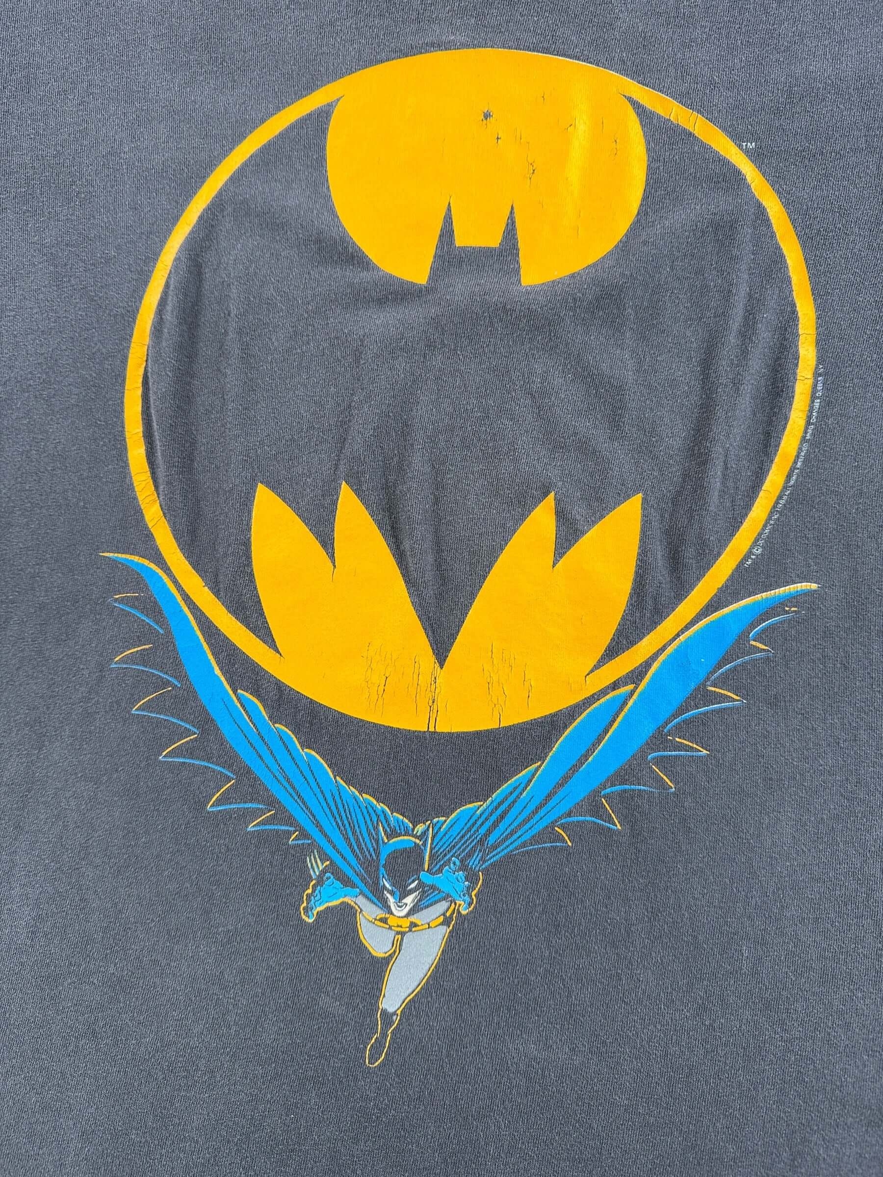 Graphic of Vintage 1988 Batman Tee SZ L