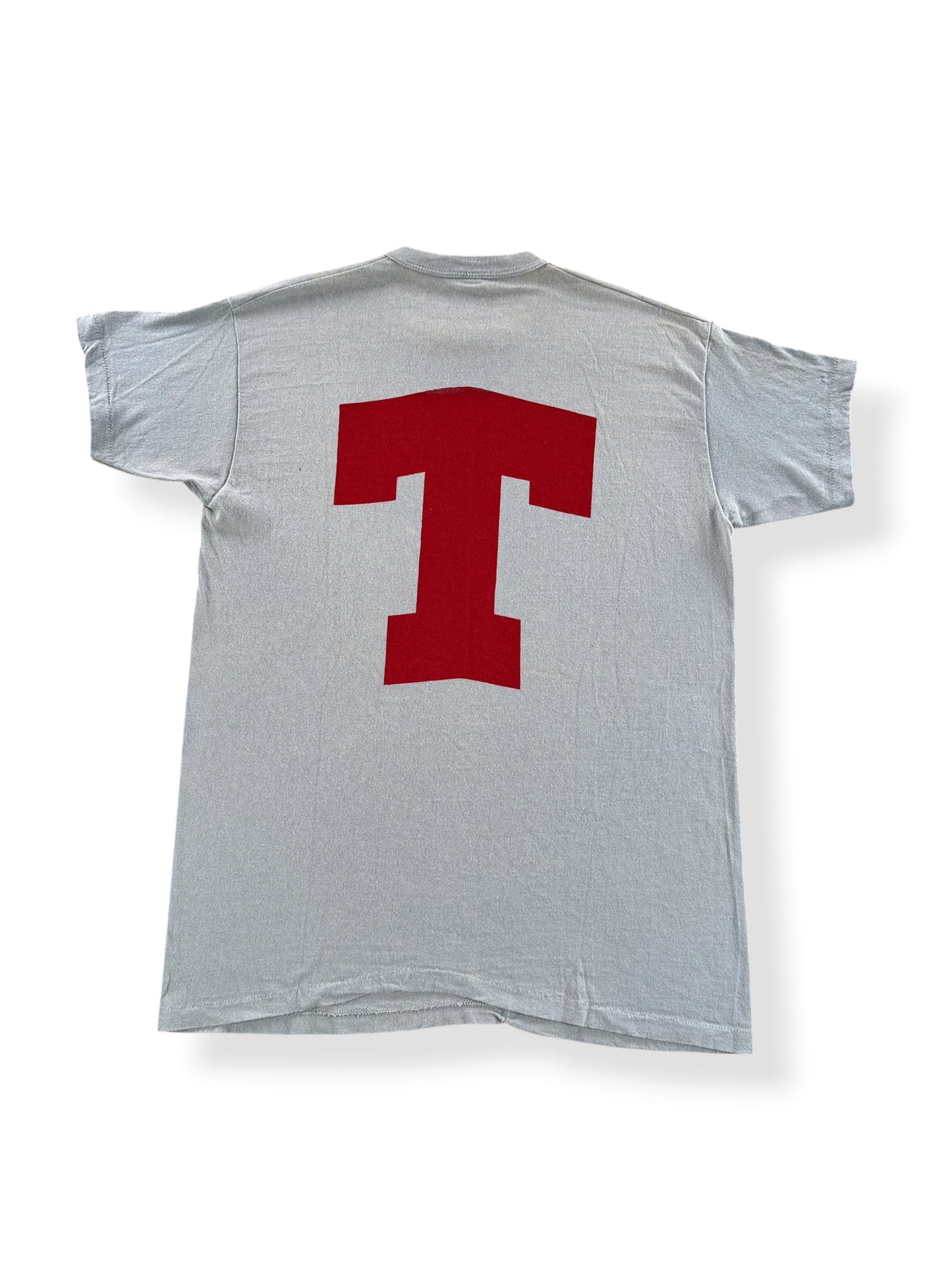 Back of Vintage Temple Crew Tee SZ XL (Fits M)