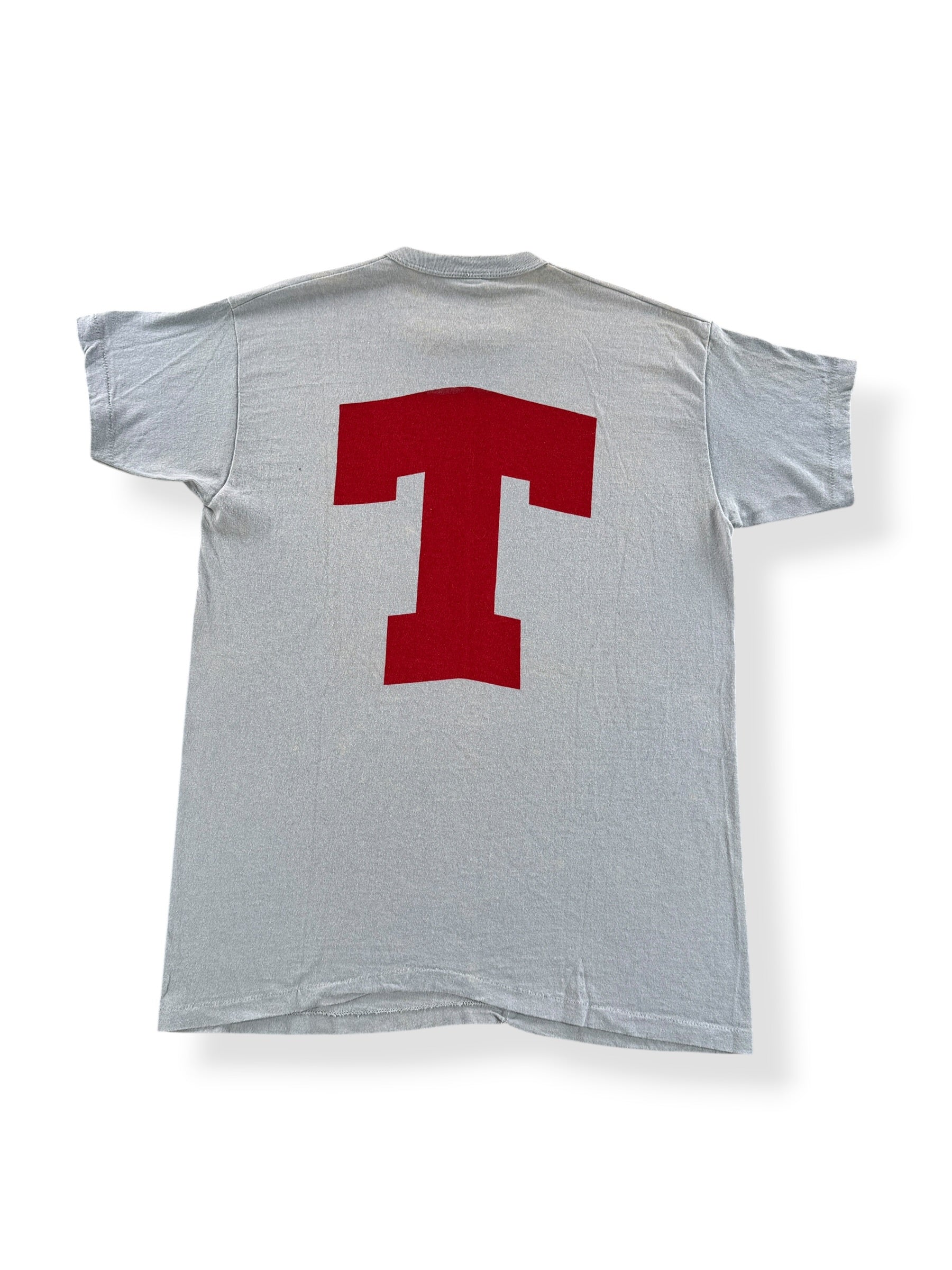 Back of Vintage Temple Crew Tee SZ XL (Fits M)