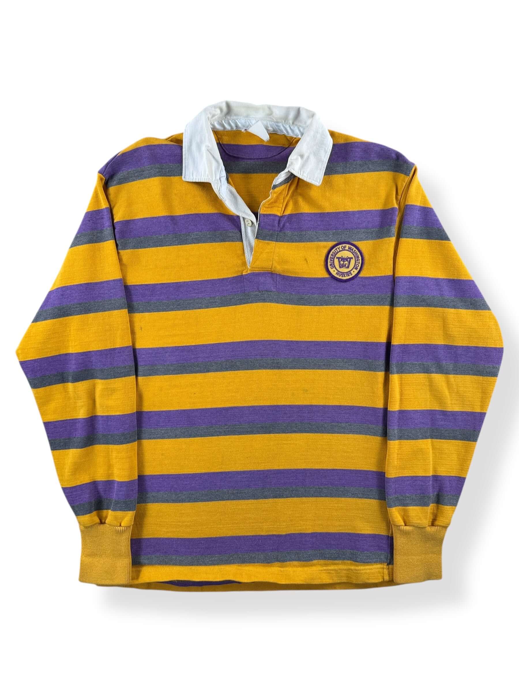 Front of Vintage Huskies Rugby Shirt SZ L