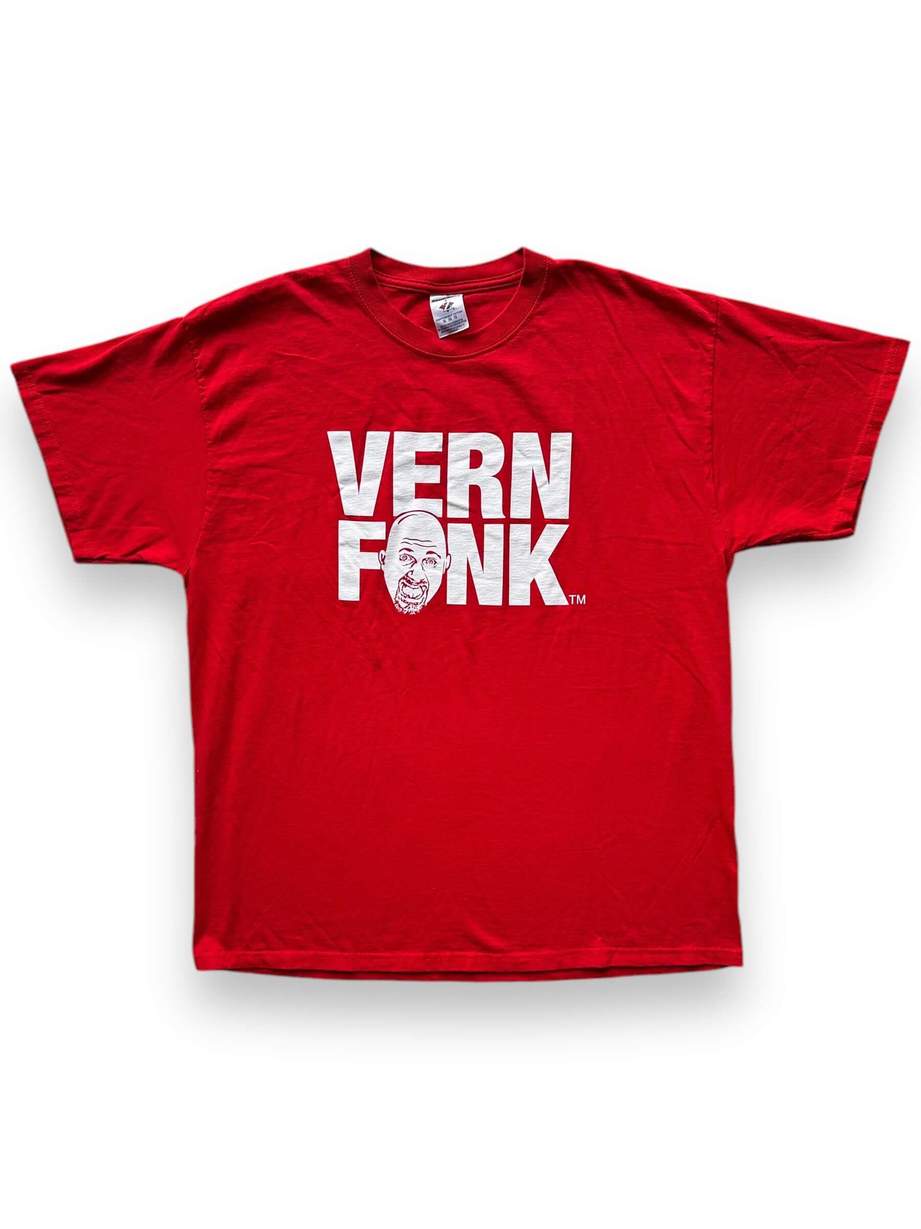 Front of Vintage Vern Fonk Insurance Tee SZ XL